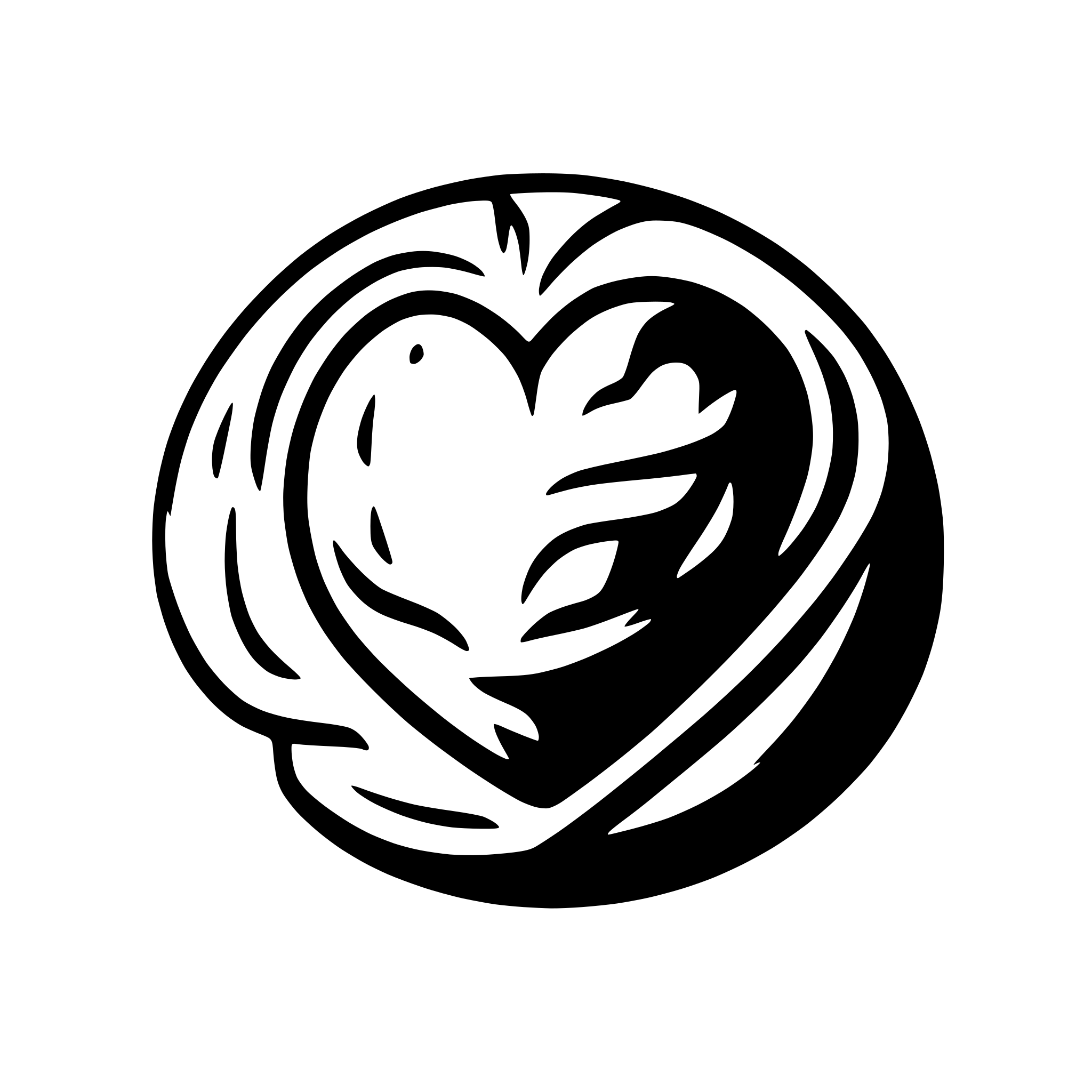 AI-generated SVG of 'planet heart'