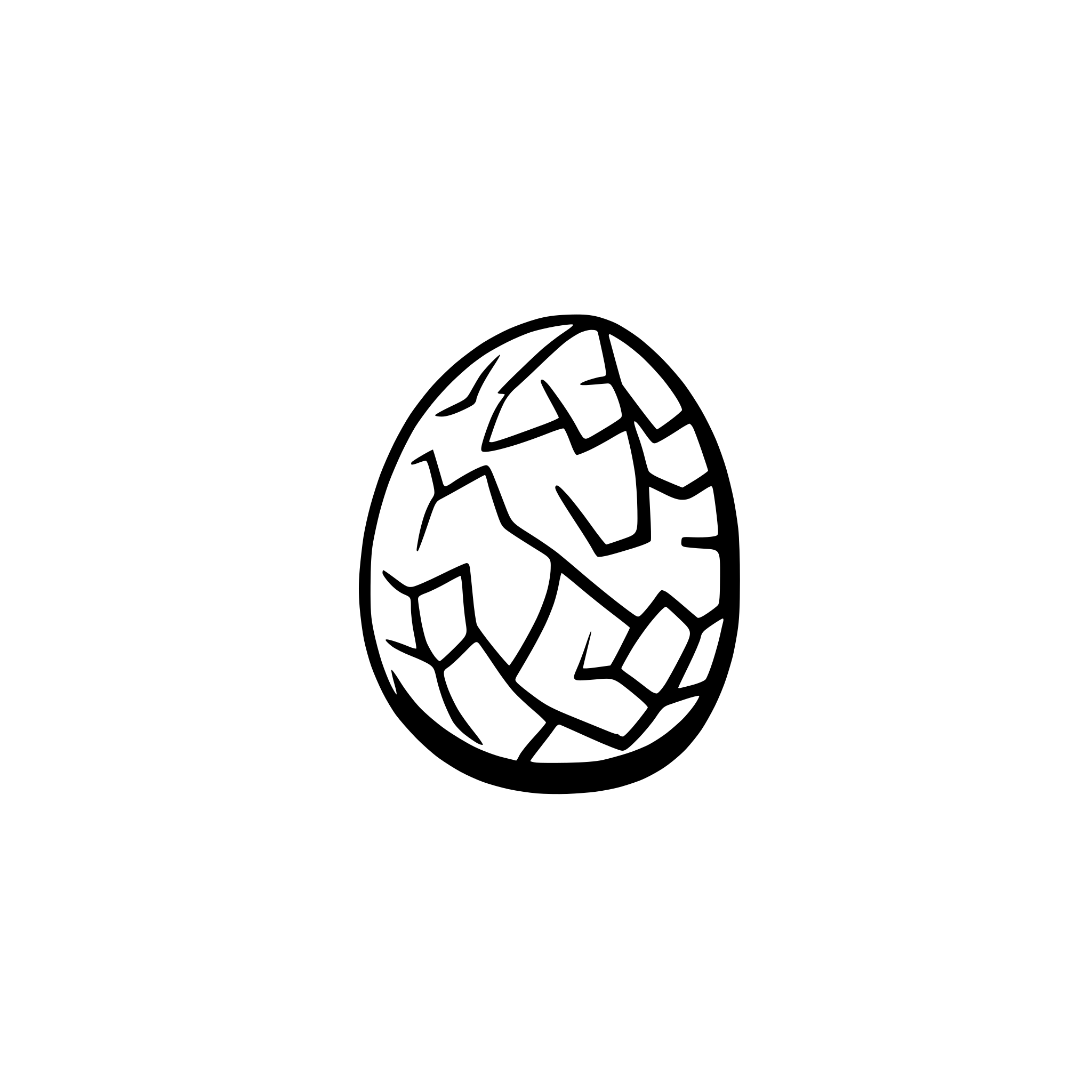 AI-generated SVG of 'dragon egg'