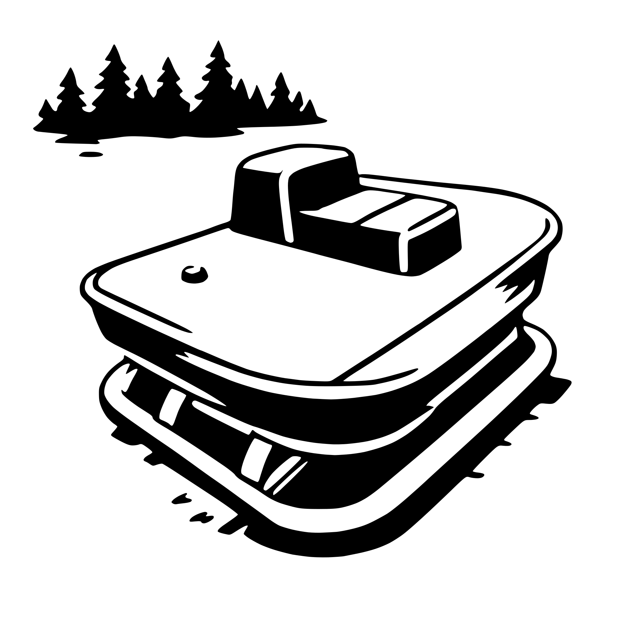 AI-generated SVG of 'sled'