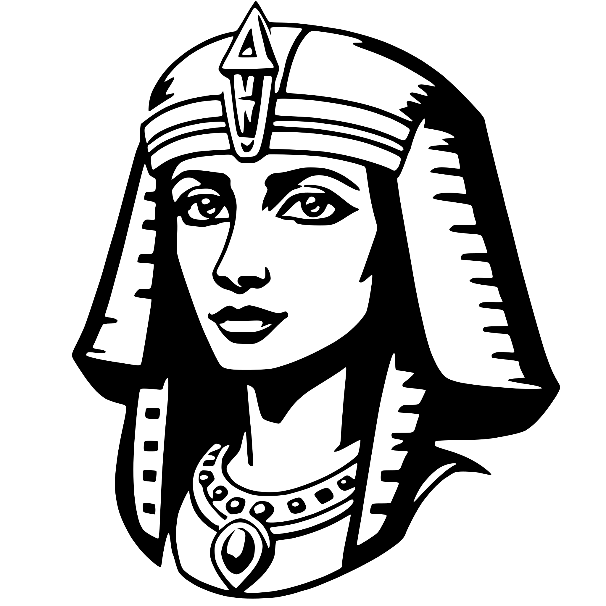 AI-generated SVG of 'hathor'