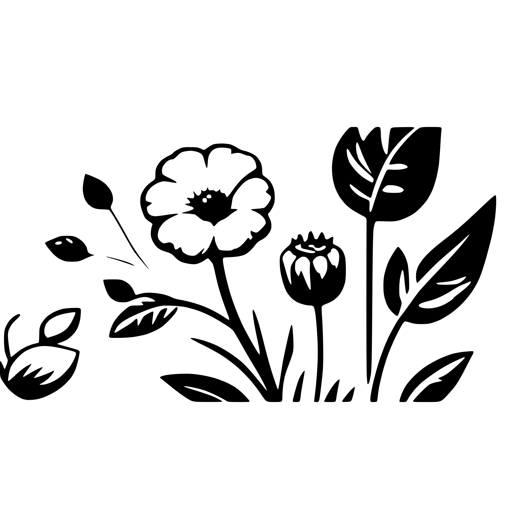 AI-generated SVG of 'botanical pattern'