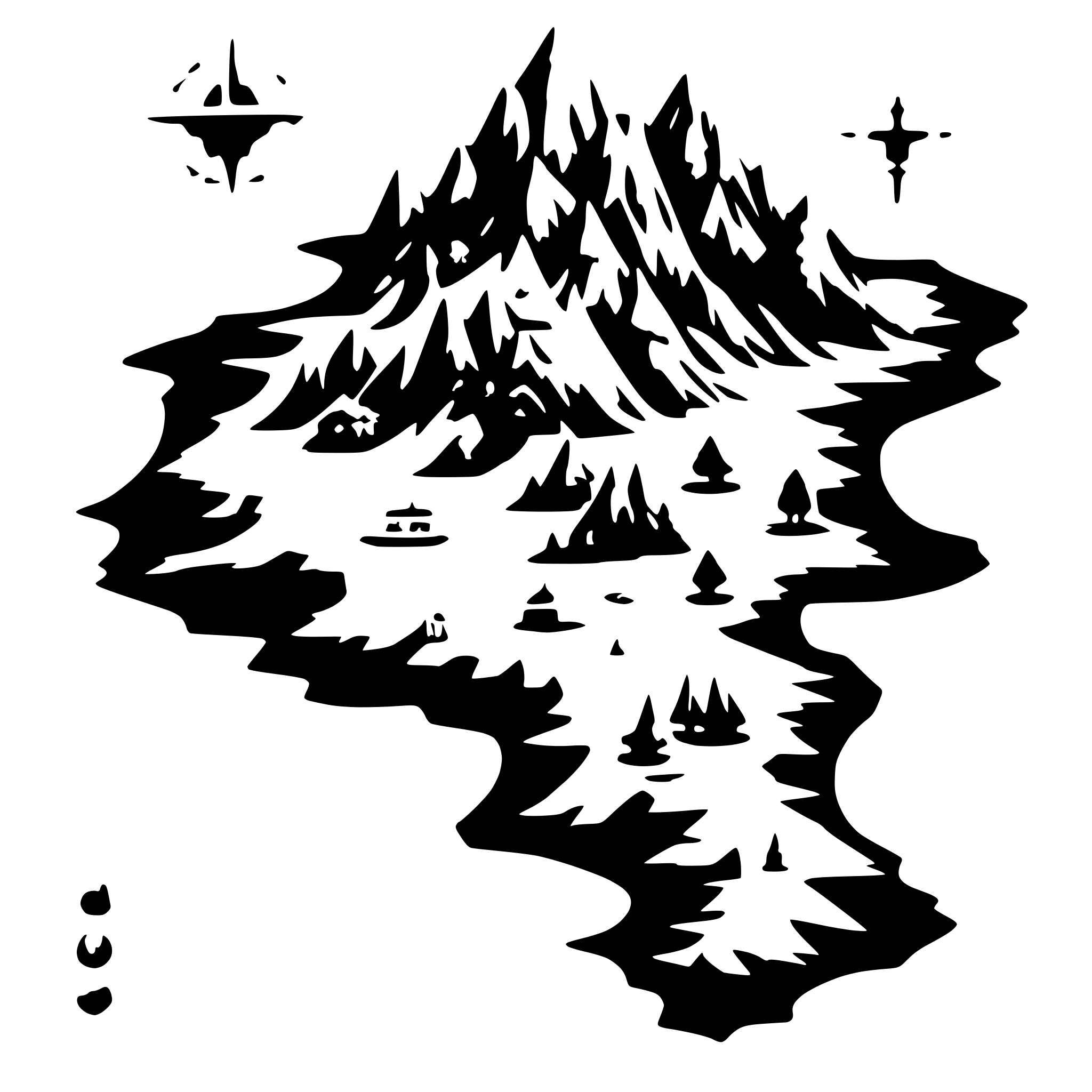 AI-generated SVG of a Create an image of a politic fantasy map with 10 provinces and its divisions. One of them is a island and one of the others has a big lake and other a big white mountain