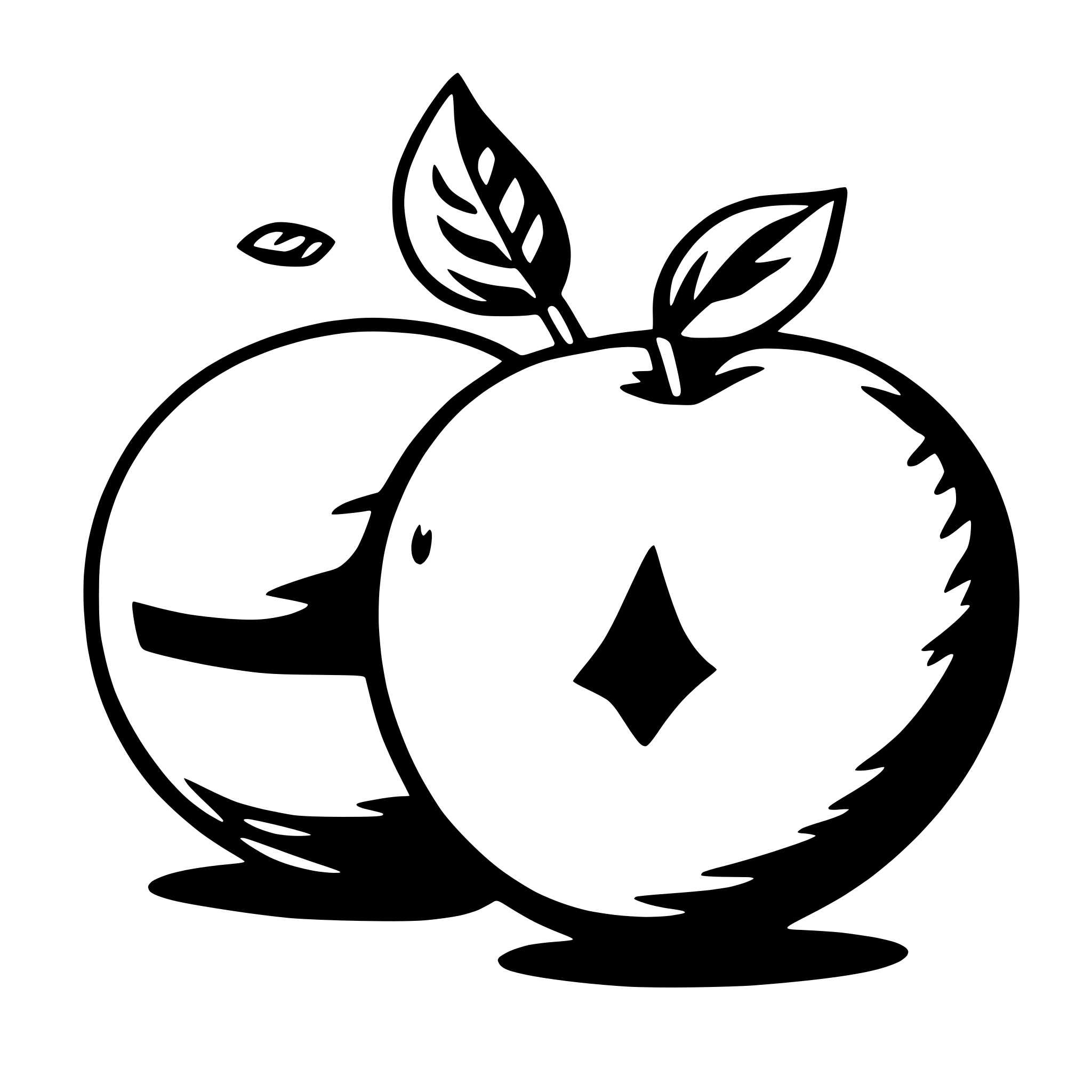 AI-generated SVG of 'peach'