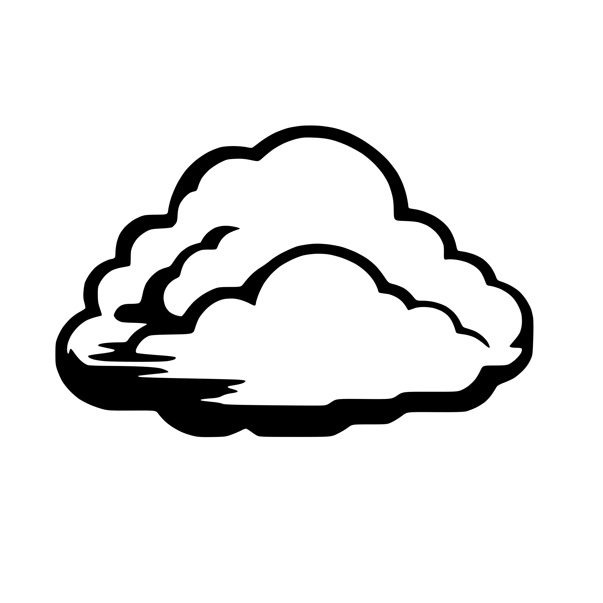 AI-generated SVG of 'cloud with gradient'