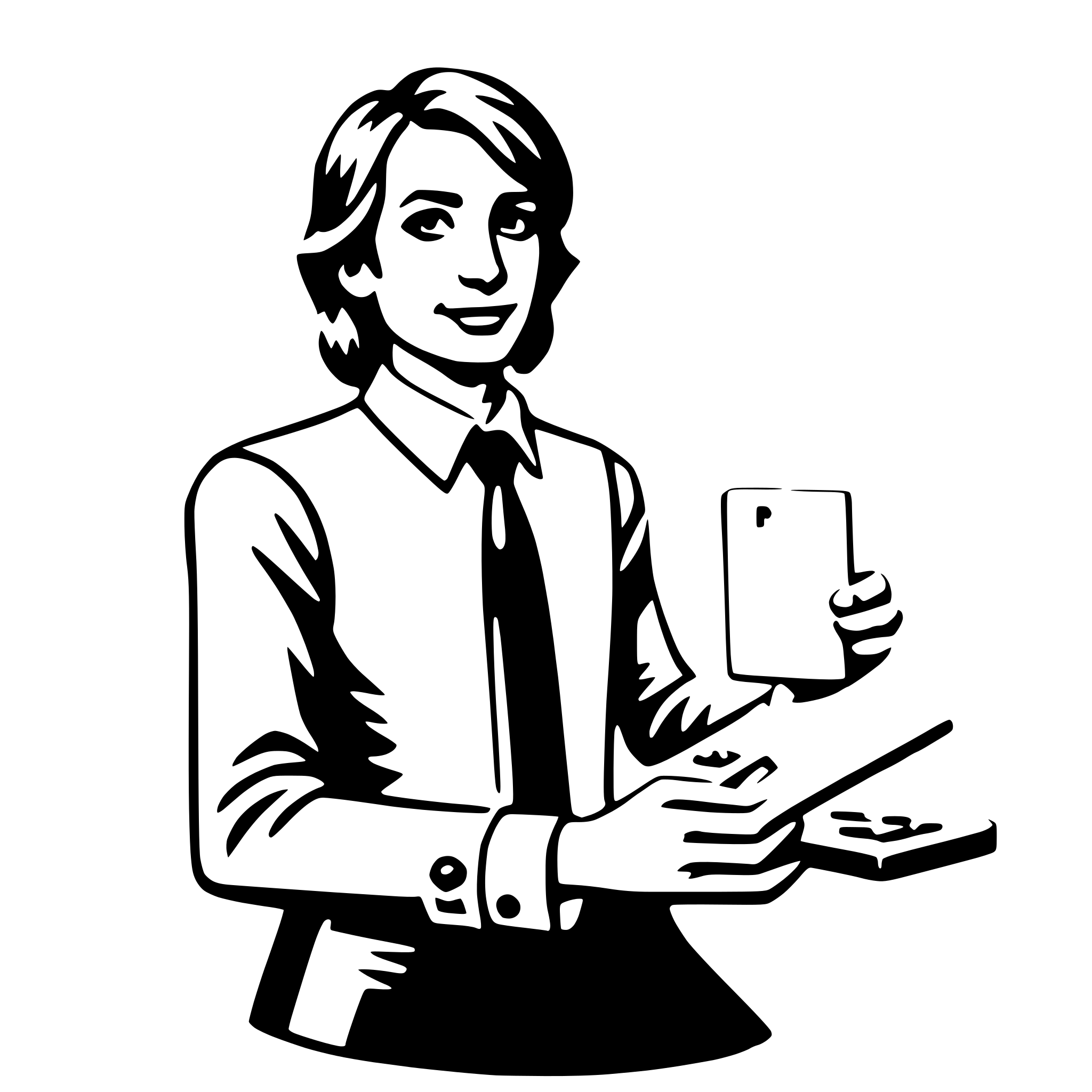 AI-generated SVG of 'accountant'