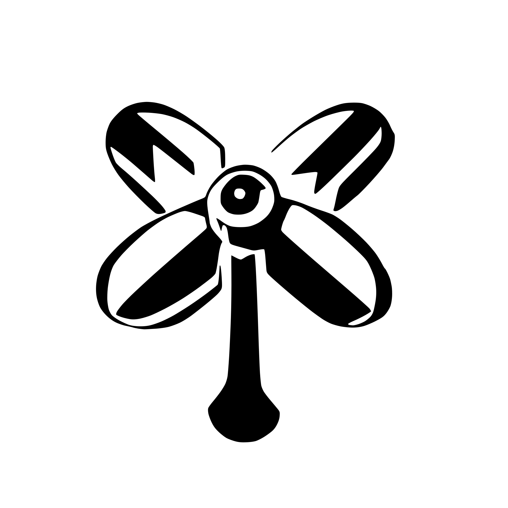 AI-generated SVG of a Create a logo based on the idea of ​​a propeller