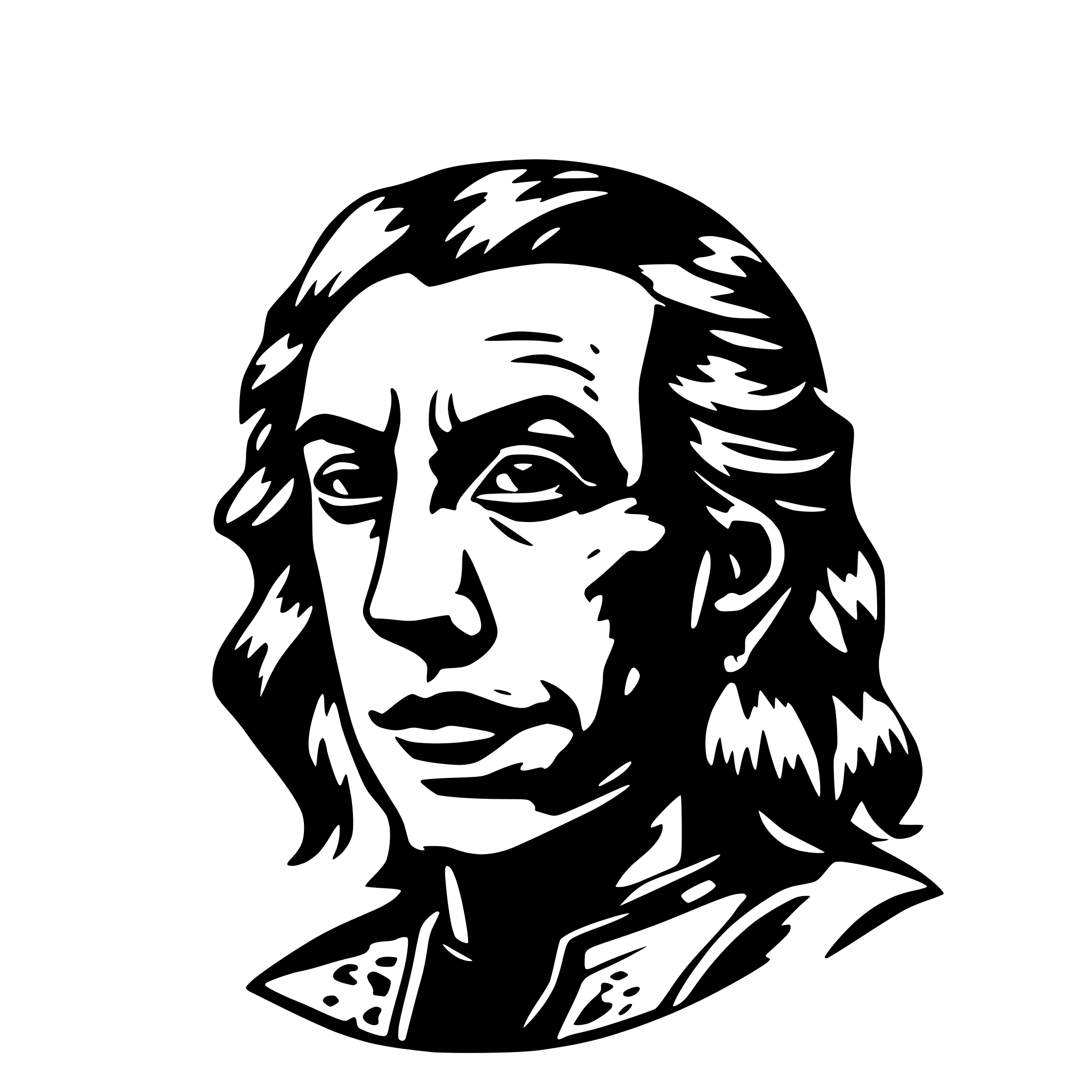AI-generated SVG of a 灯泡，文章，正面图