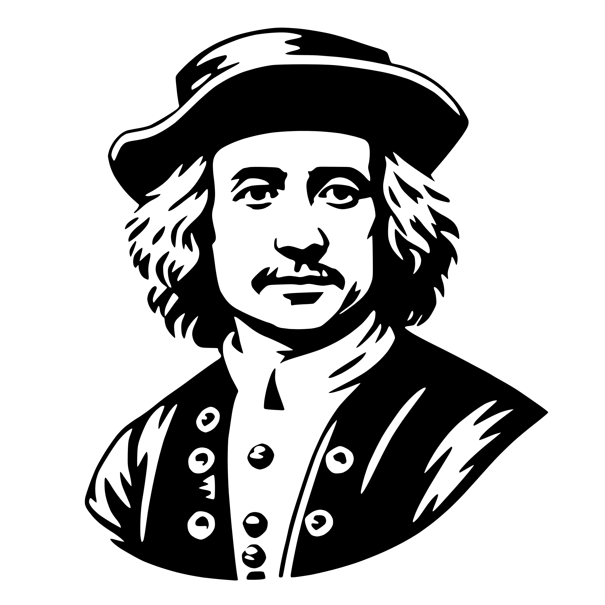 AI-generated SVG of a rembrandt