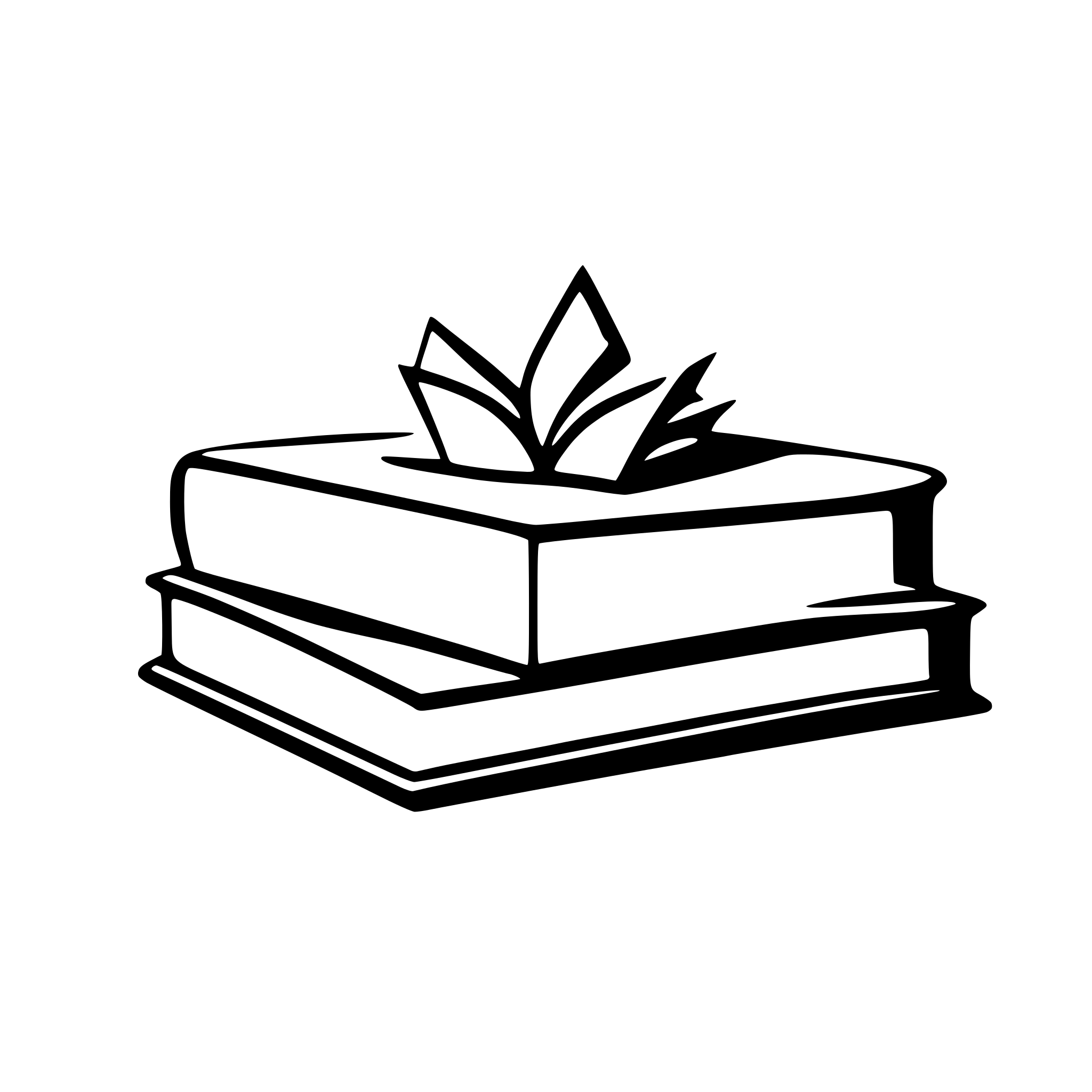 AI-generated SVG of a logo solid book exam