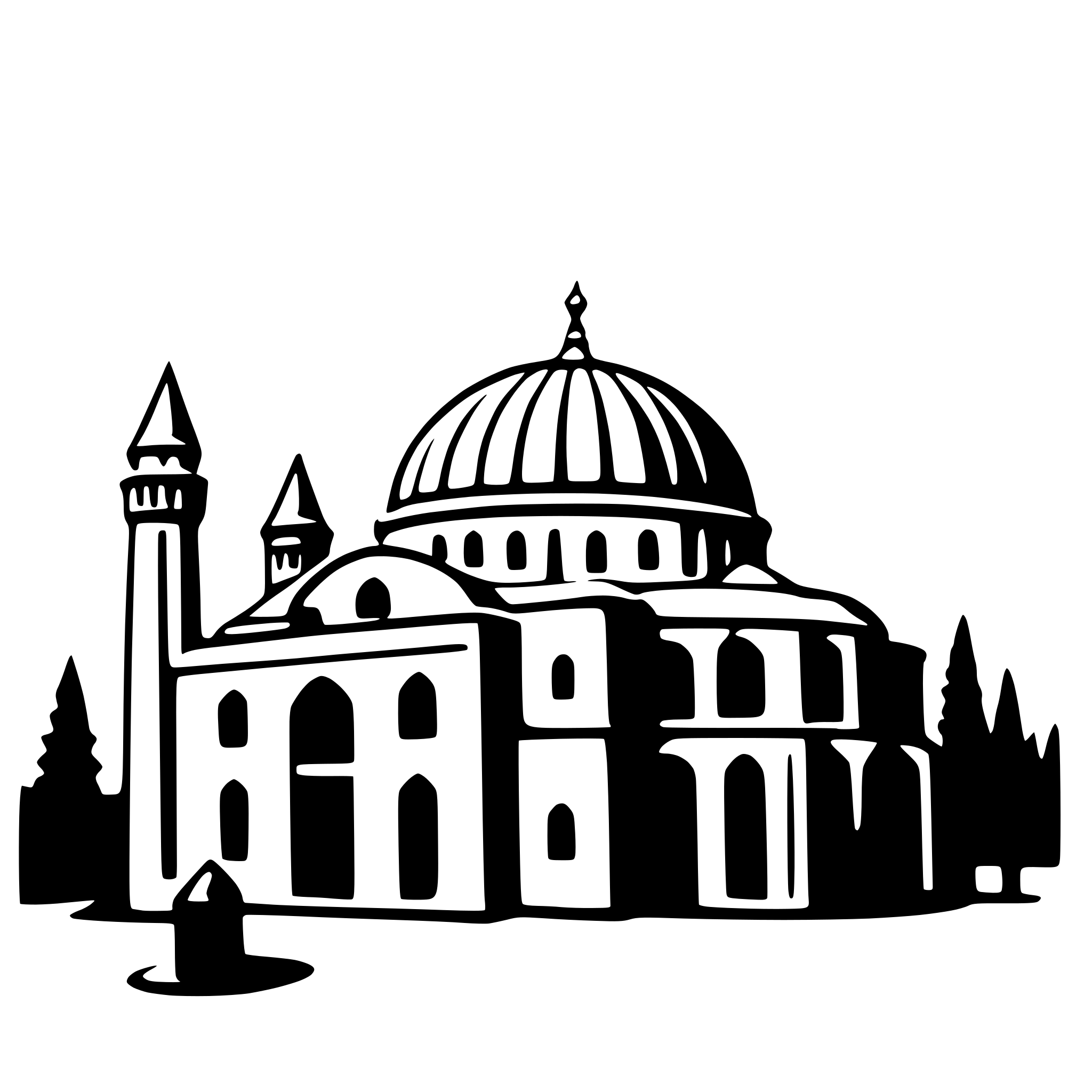 AI-generated SVG of a hagia sophia
