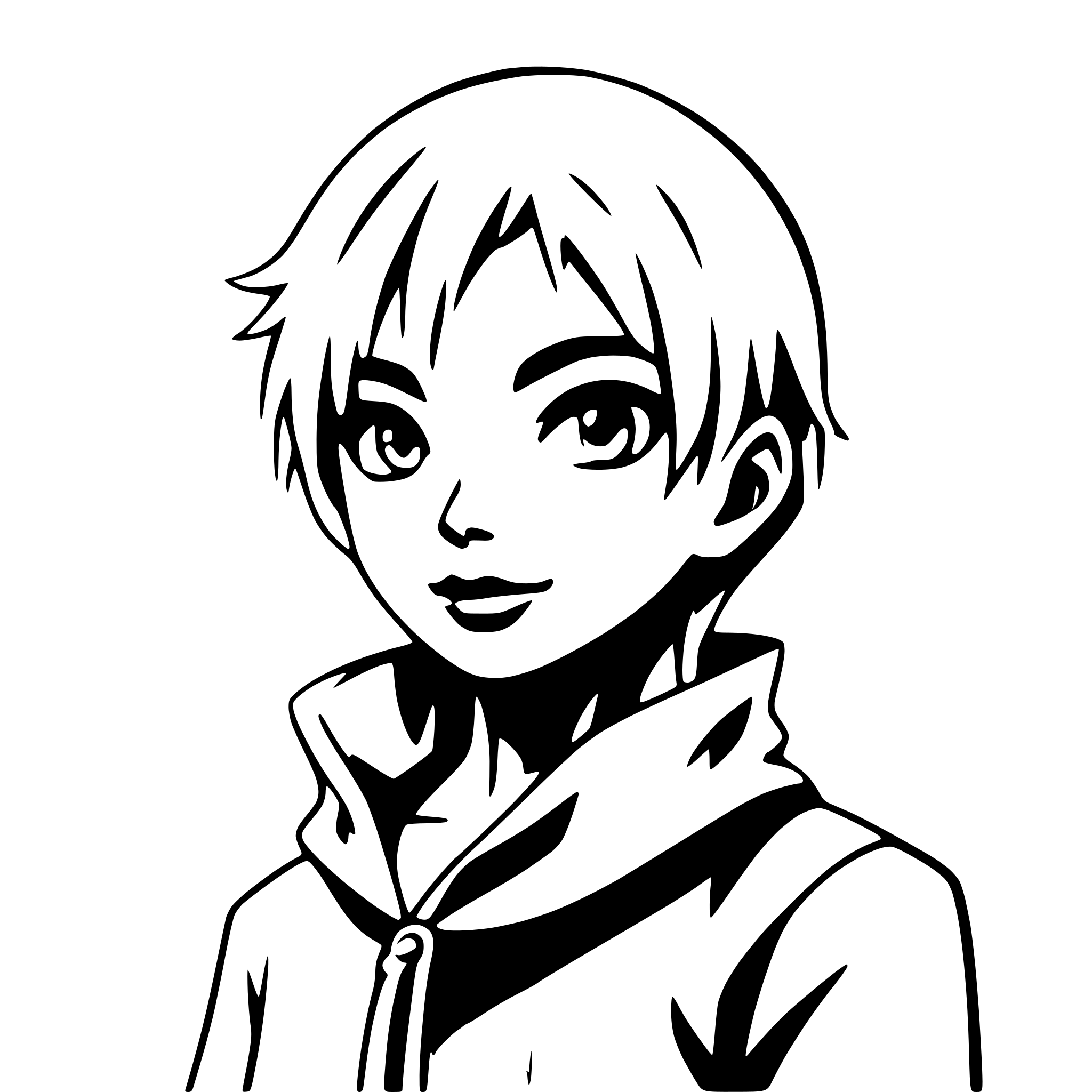 AI-generated SVG of 'boy with starry aura'