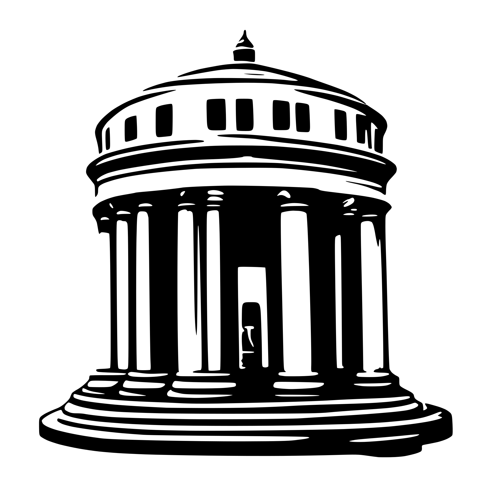 AI-generated SVG of 'pantheon'