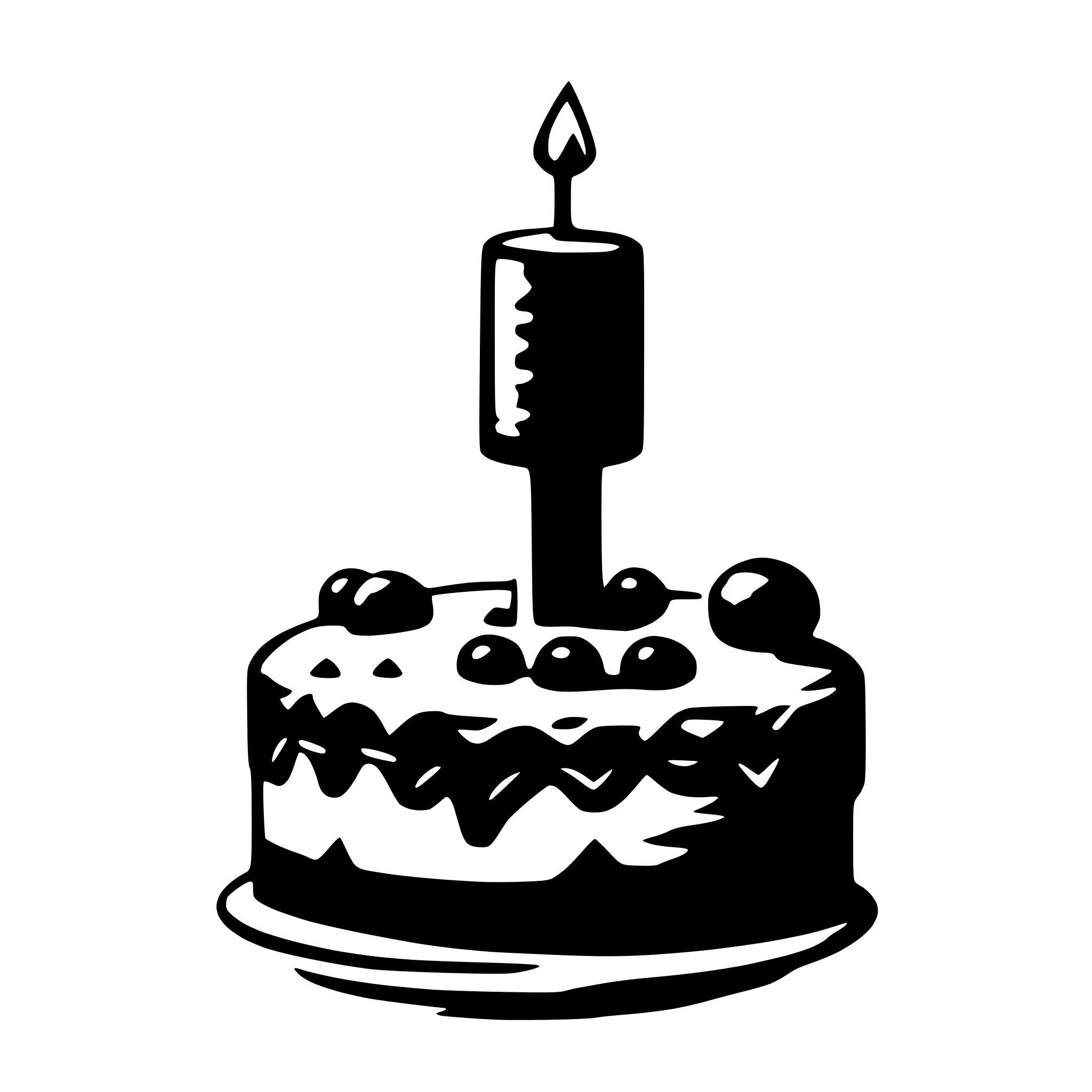 AI-generated SVG of 'birthday sign'