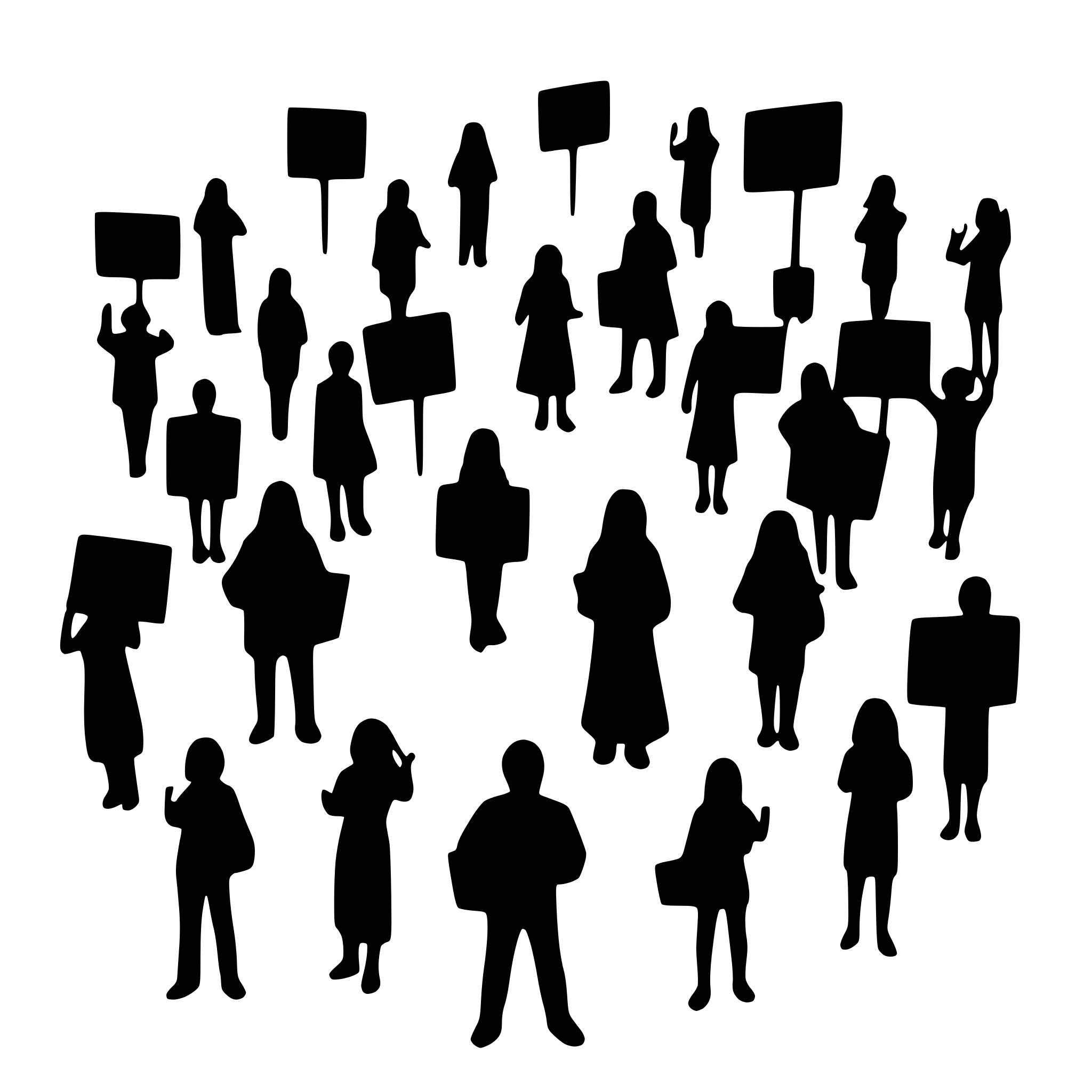 AI-generated SVG of a give me a svg of at least 10 people protesting, holding placards AI-generated SVG of a give me a svg of at least 10 people protesting, holding placards