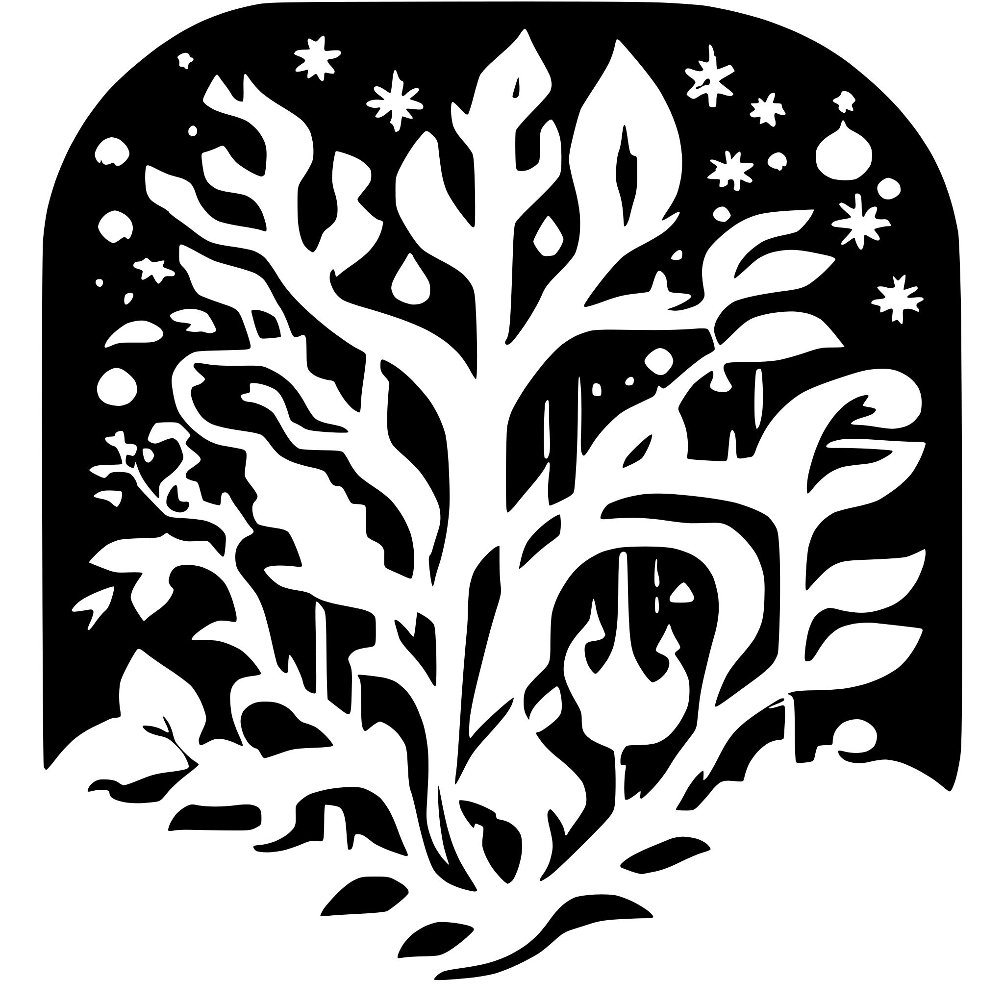 AI-generated SVG of a christmas