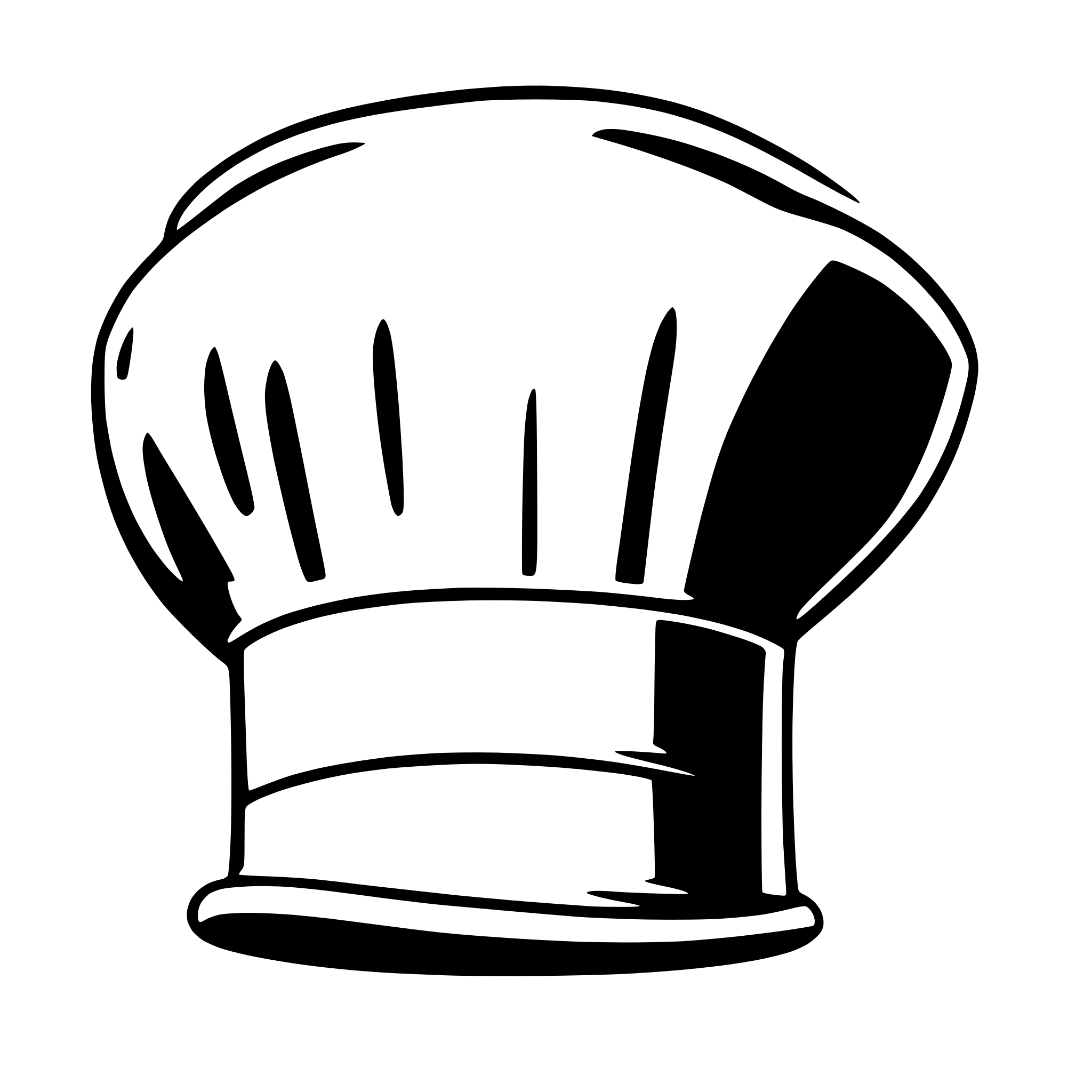 AI-generated SVG of a chef hat