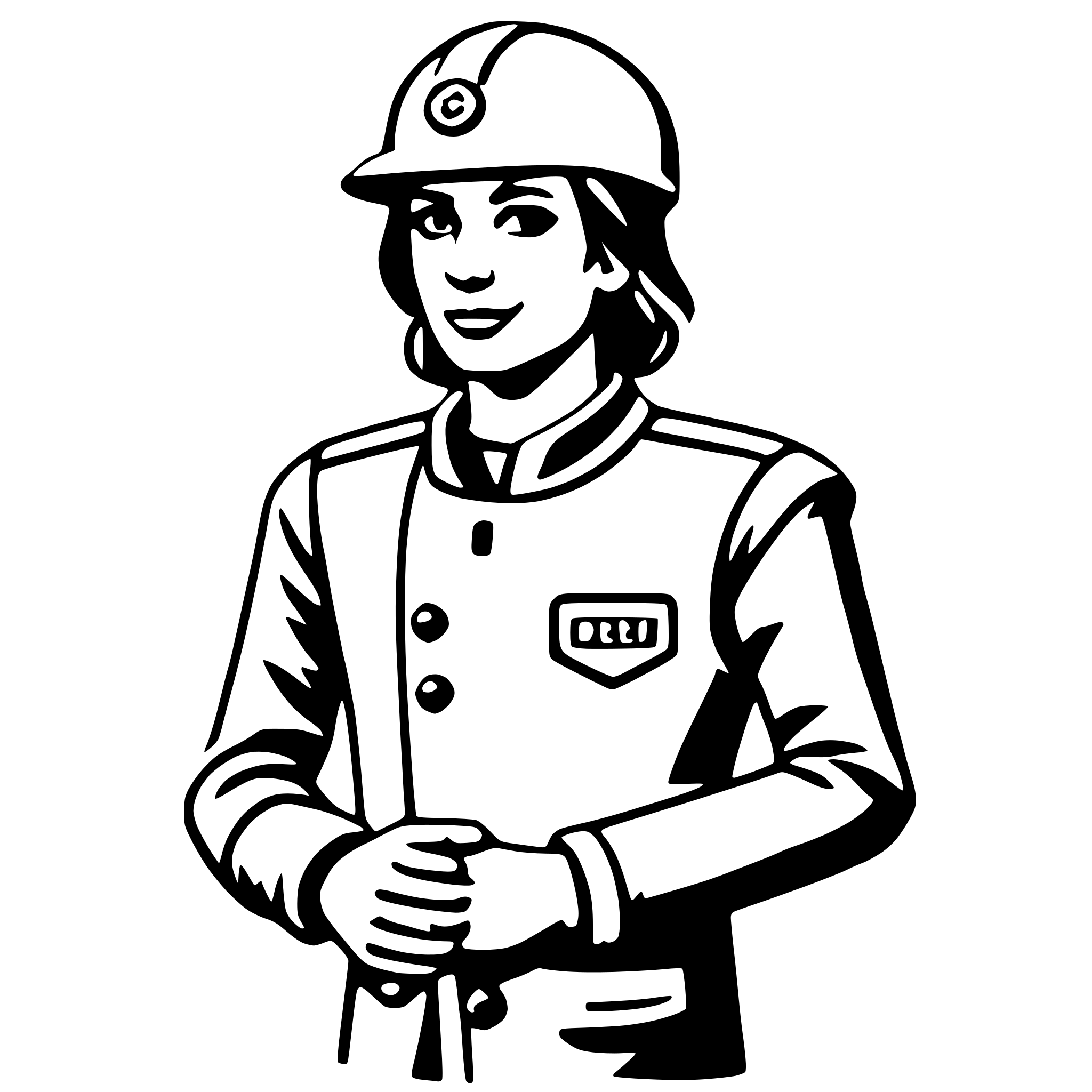 AI-generated SVG of a engineer