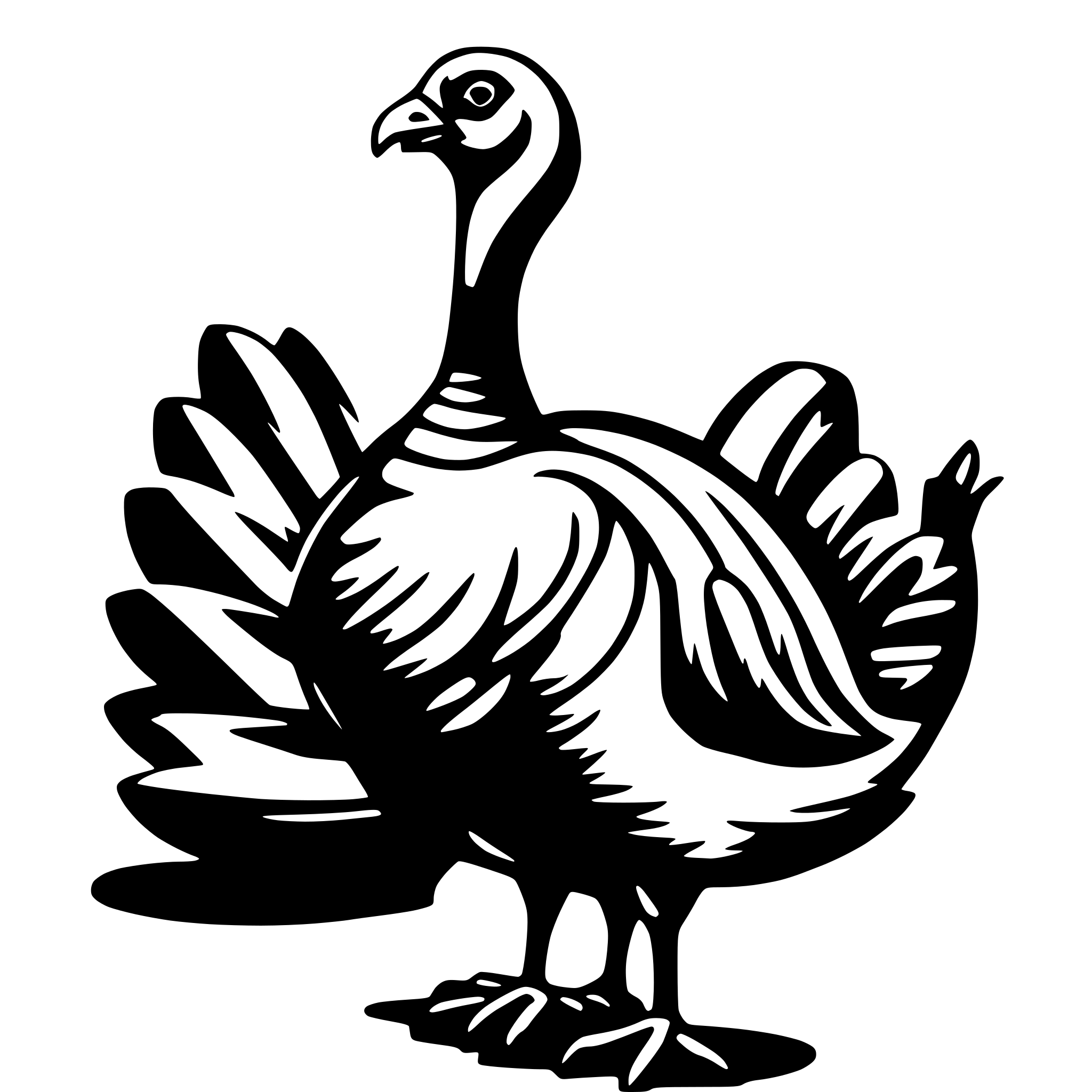 AI-generated SVG of 'turkey'