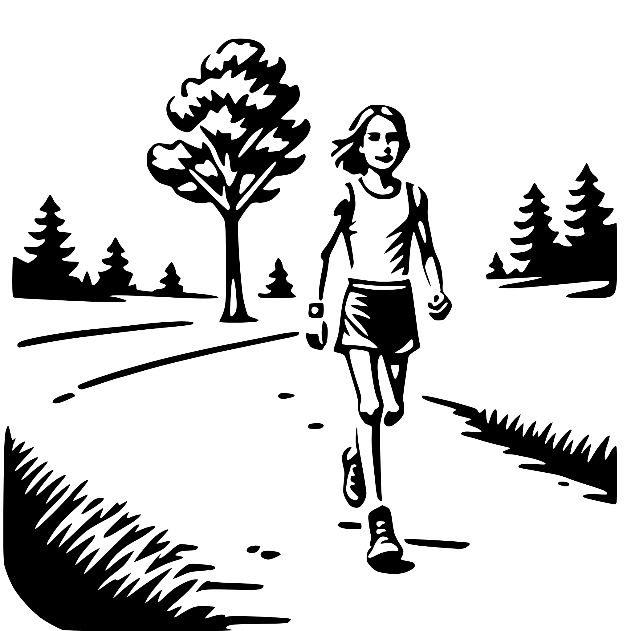 AI-generated SVG of 'running trail marathon'