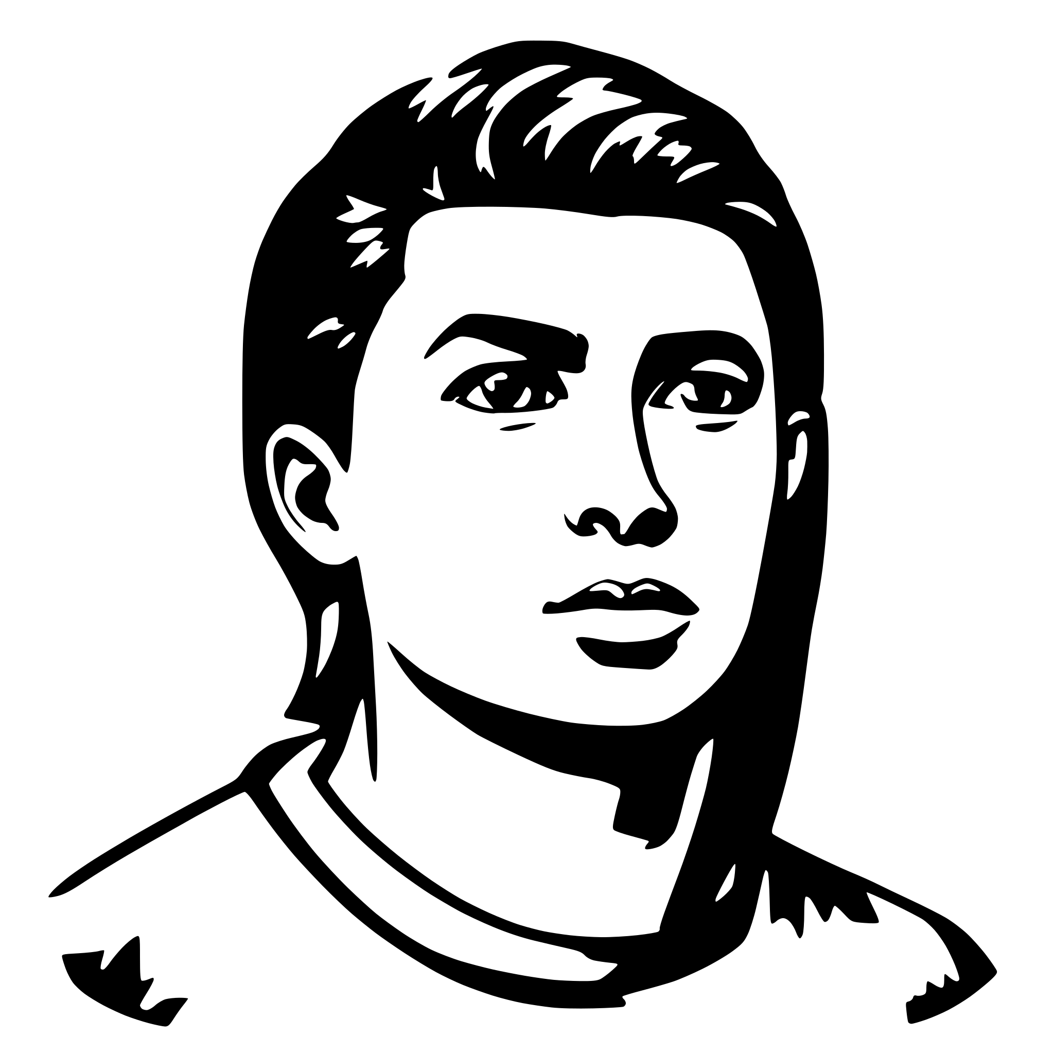AI-generated SVG of 'ronaldo'
