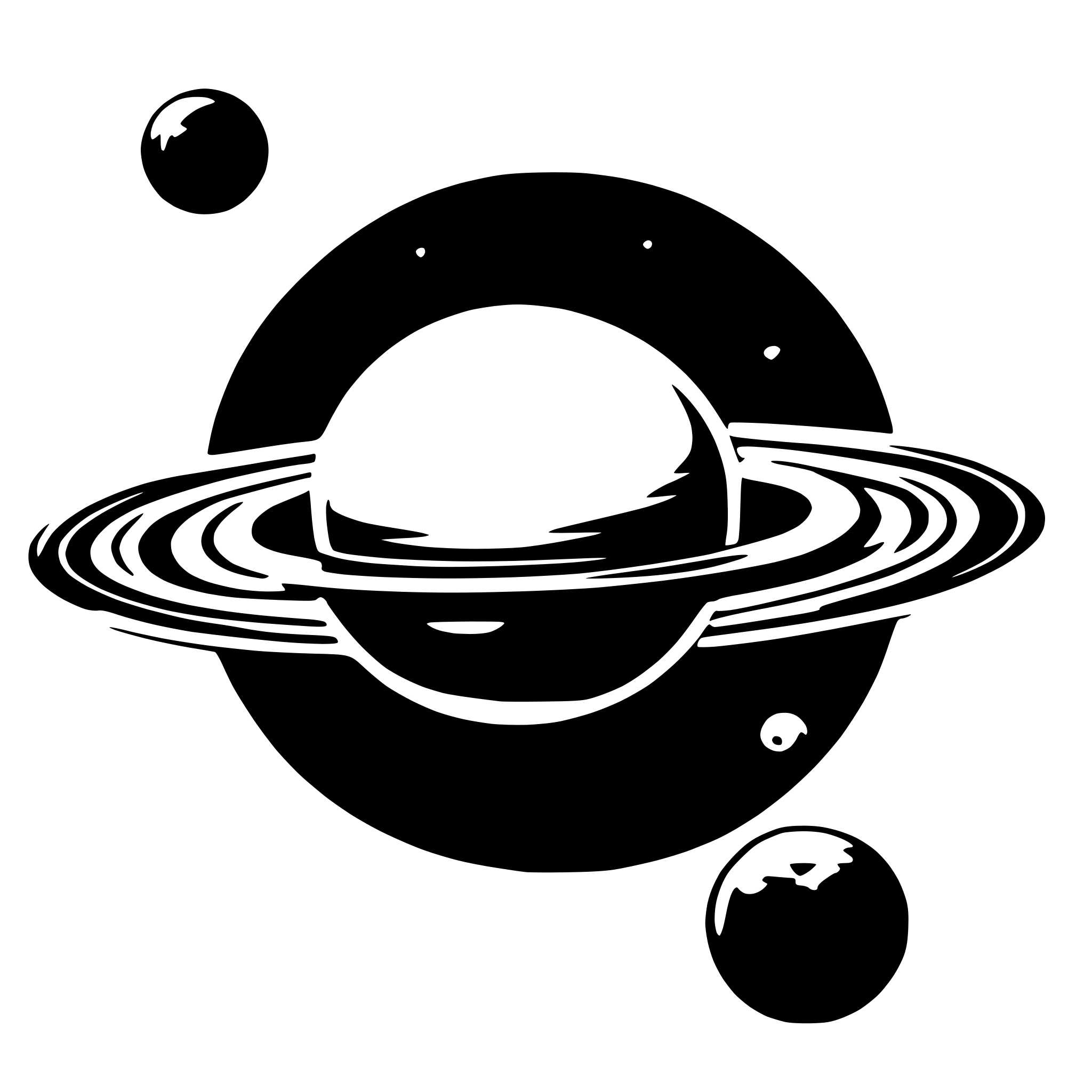 AI-generated SVG of a saturn and rings