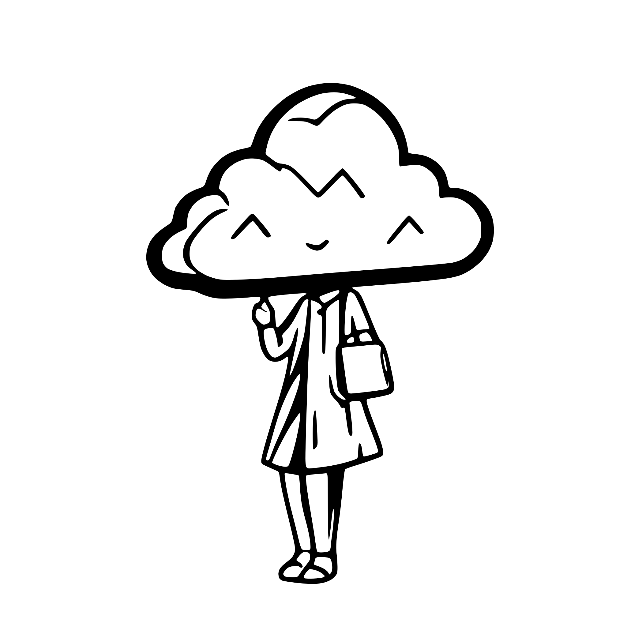 AI-generated SVG of a server cloud cloud