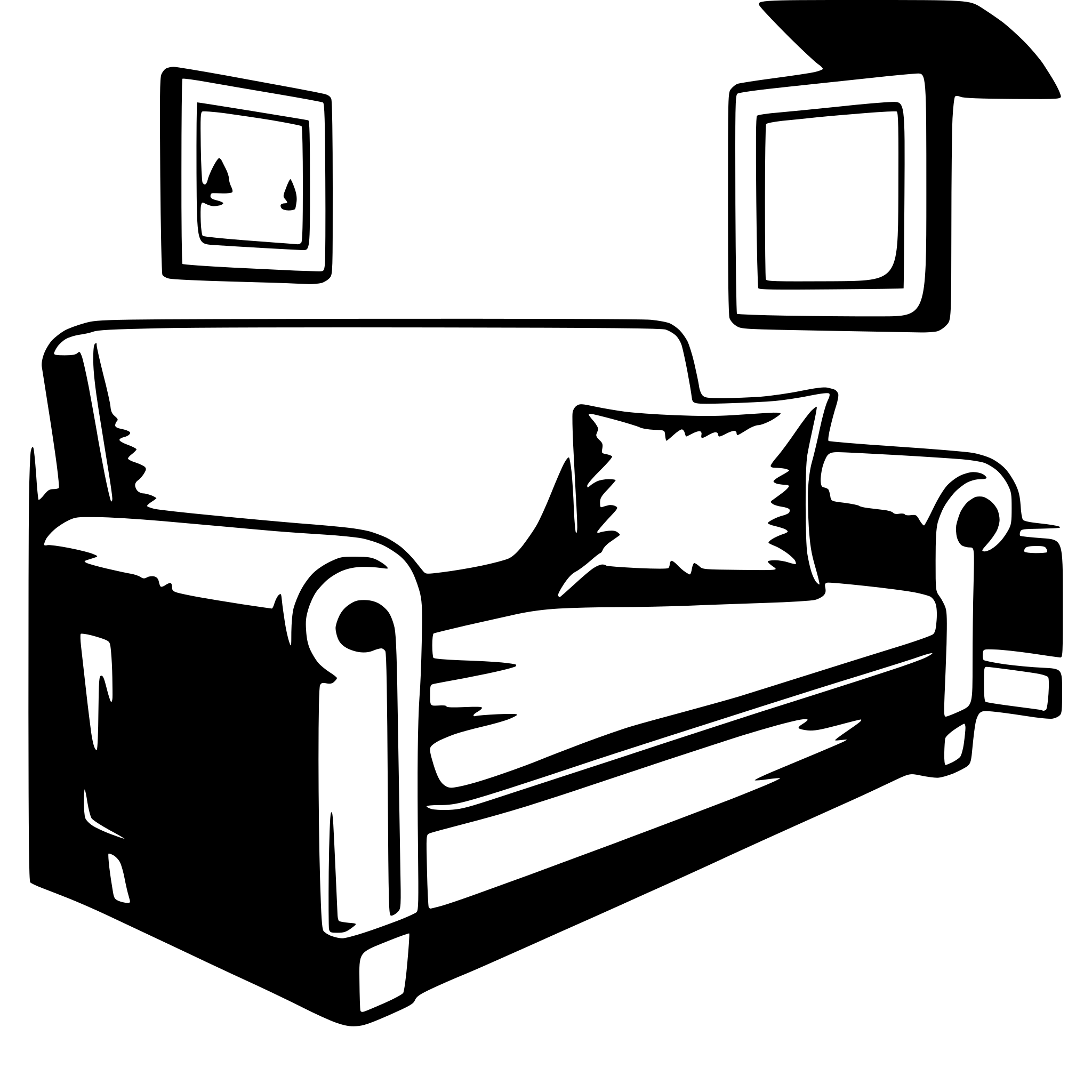 AI-generated SVG of a couch