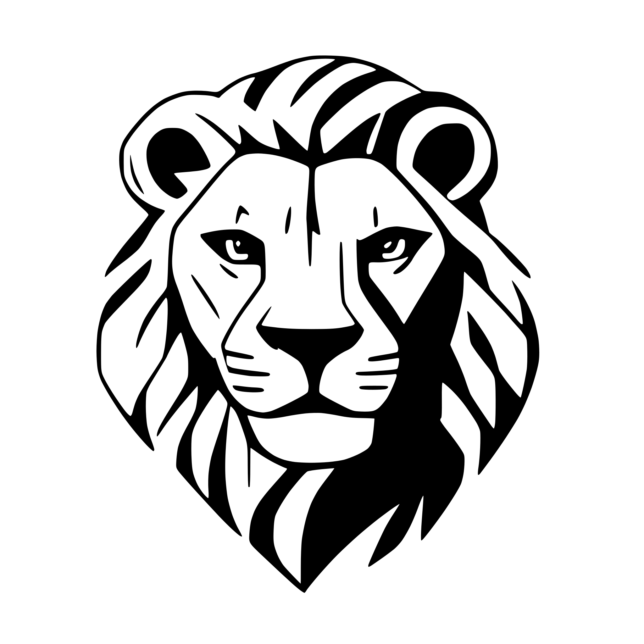 AI-generated SVG of 'A realisitic image of a lion'