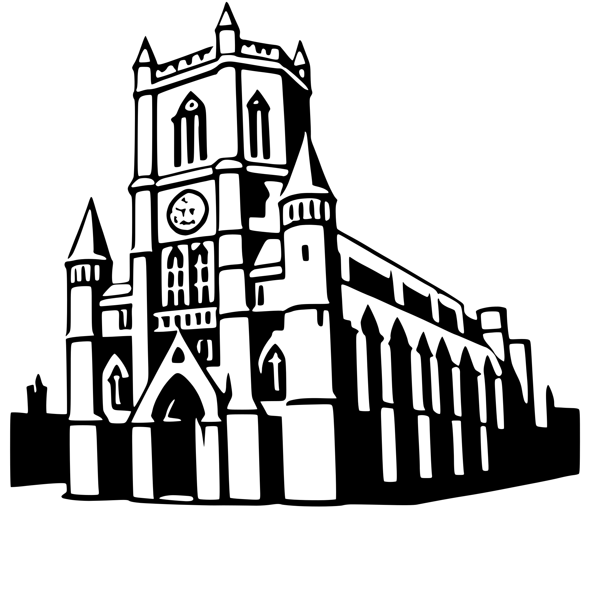AI-generated SVG of 'westminster abbey'