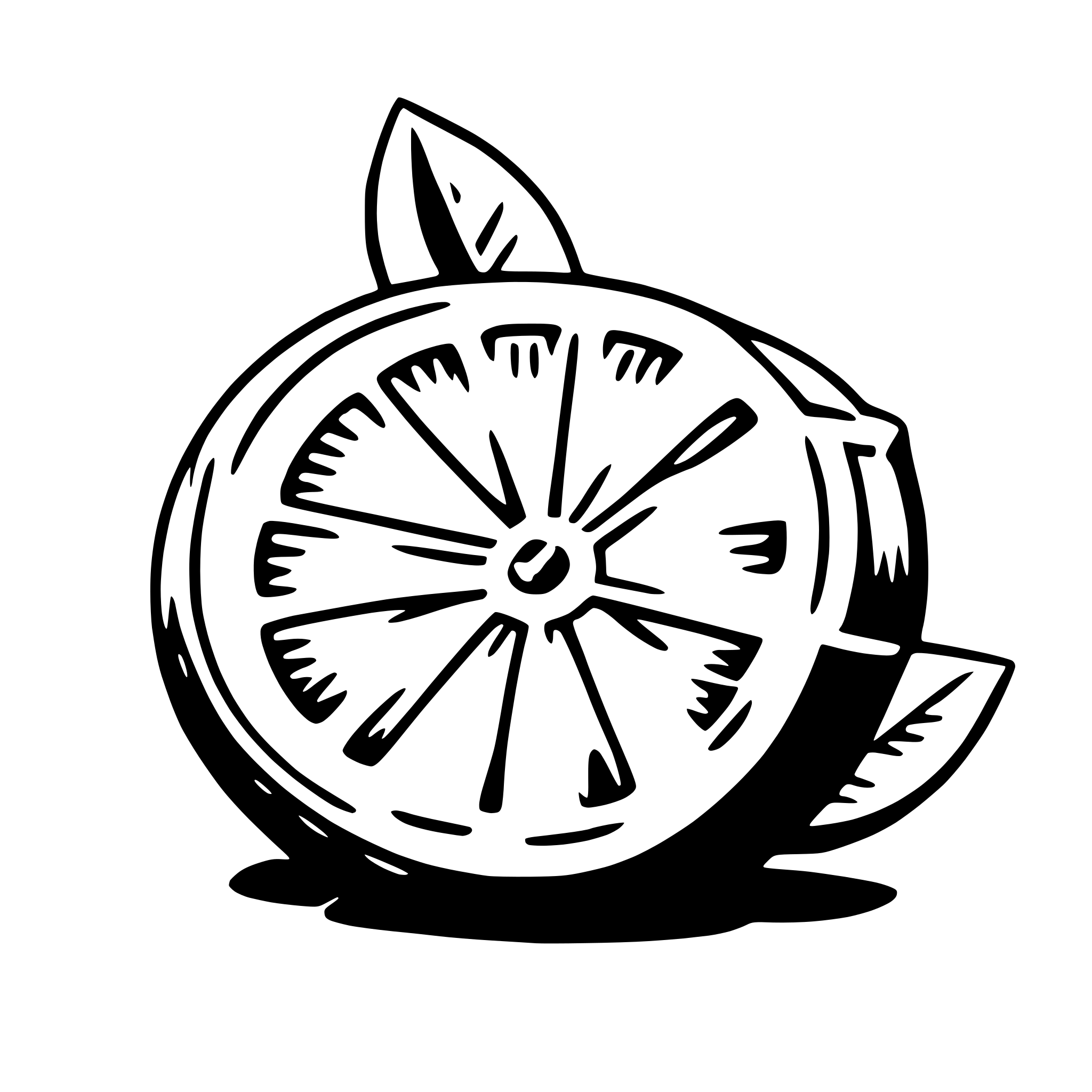 AI-generated SVG of 'lime'