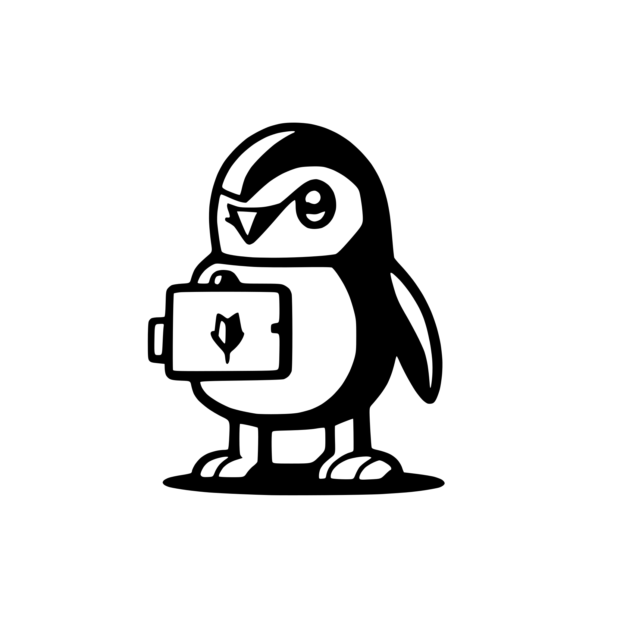 AI-generated SVG of a hELP ME CRETE A Penguin LOGO FOR A physical meeting booking platform . Startup logo icon should be very technology not like cartoon, something similar to Netflix, TripAdvisor, Google like logo