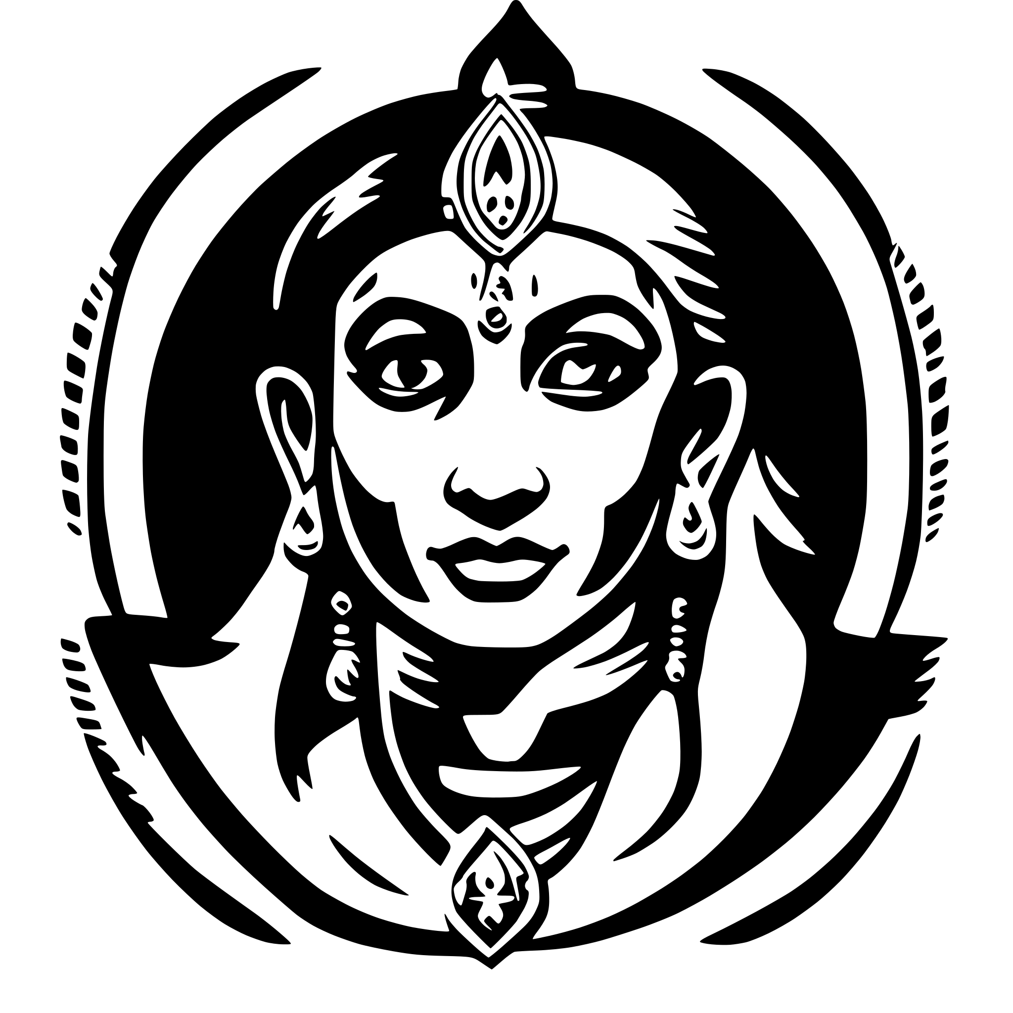 AI-generated SVG of 'Lord rama'