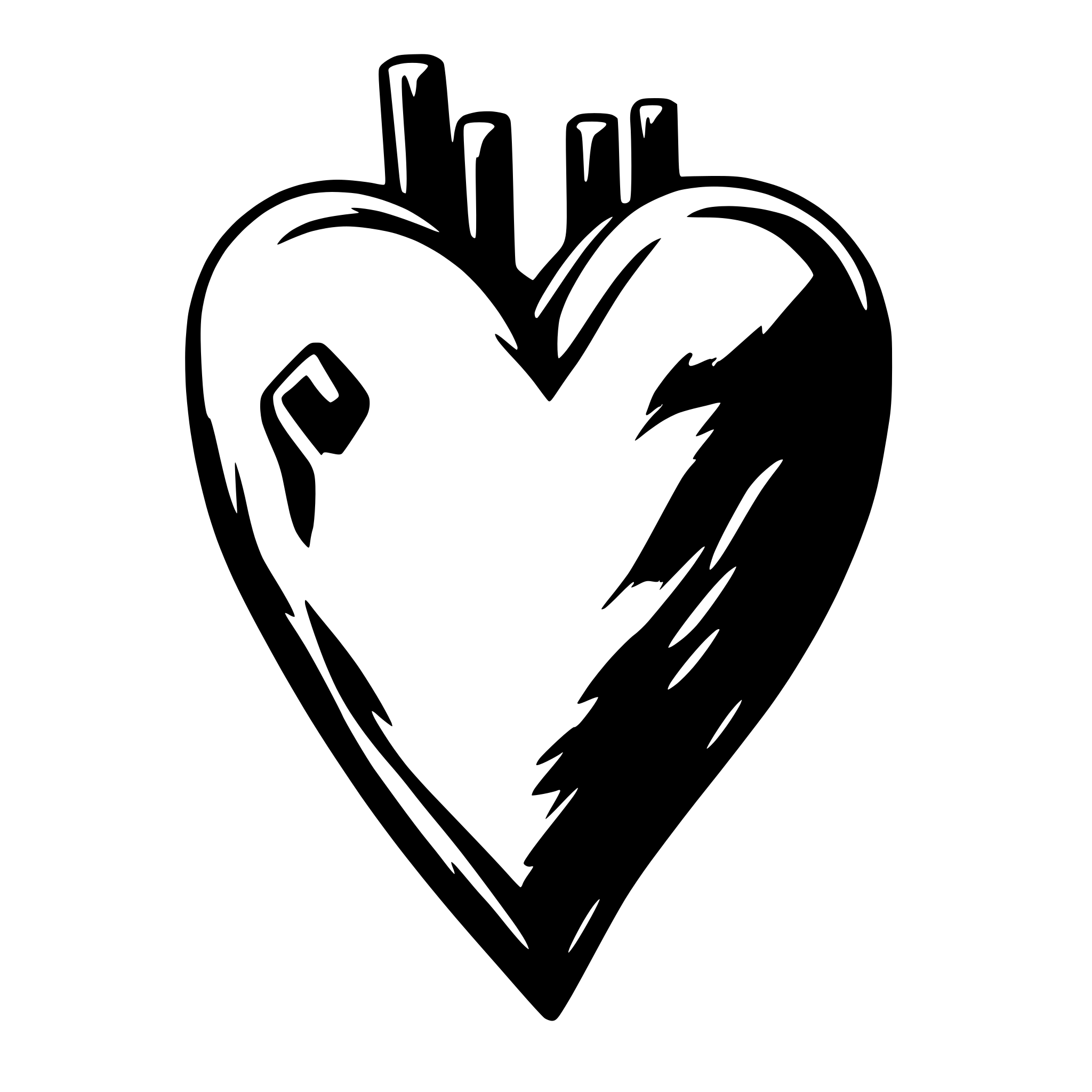 AI-generated SVG of 'heart for like'