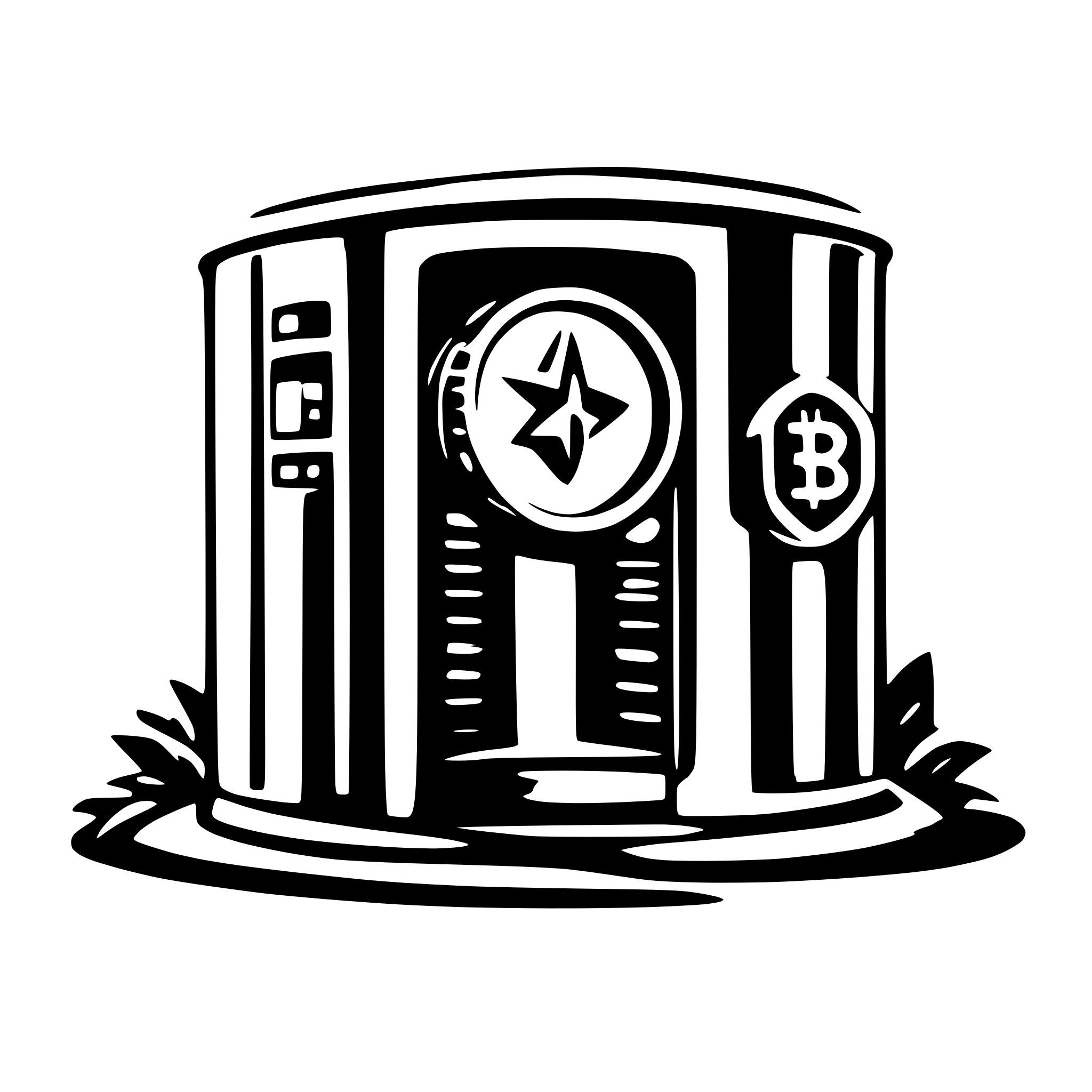 AI-generated SVG of a FUTURISTIC CRYPTO BANK