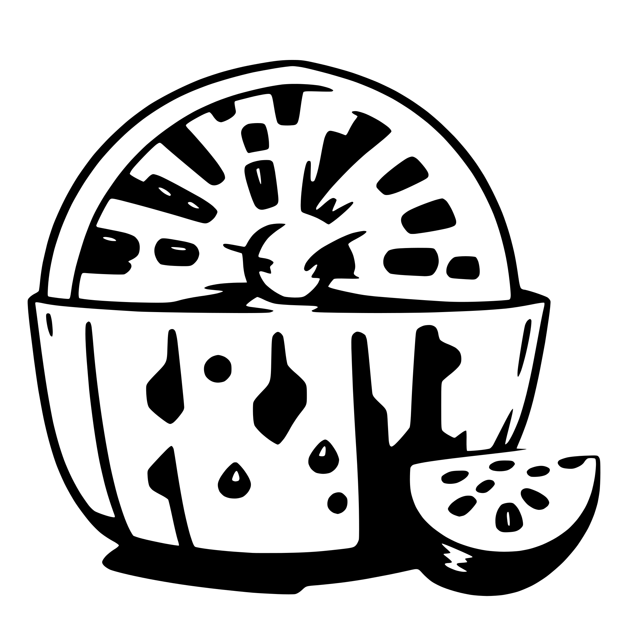AI-generated SVG of a hamimelon
