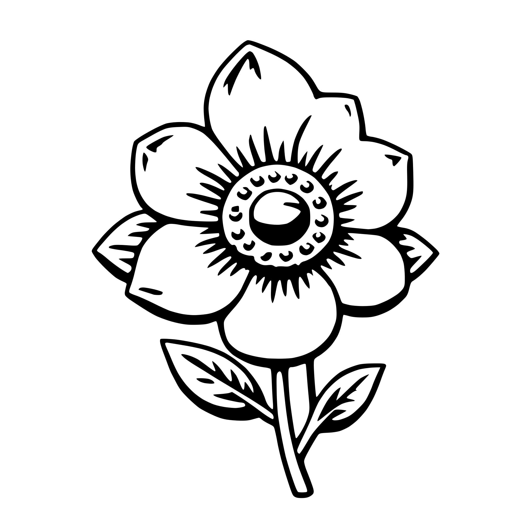 AI-generated SVG of 'brooch'