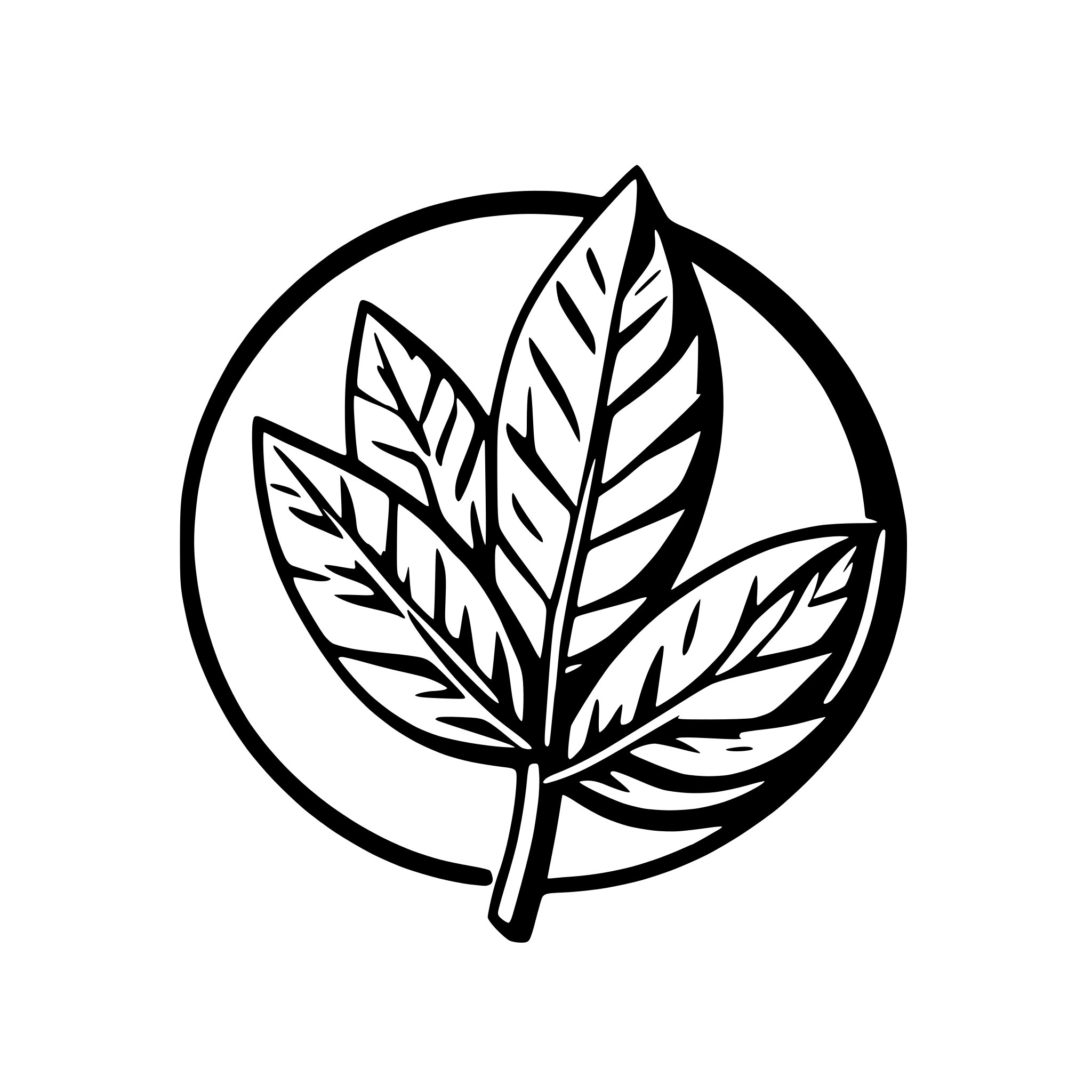 AI-generated SVG of 'cannabis sketch logo leaf banner'