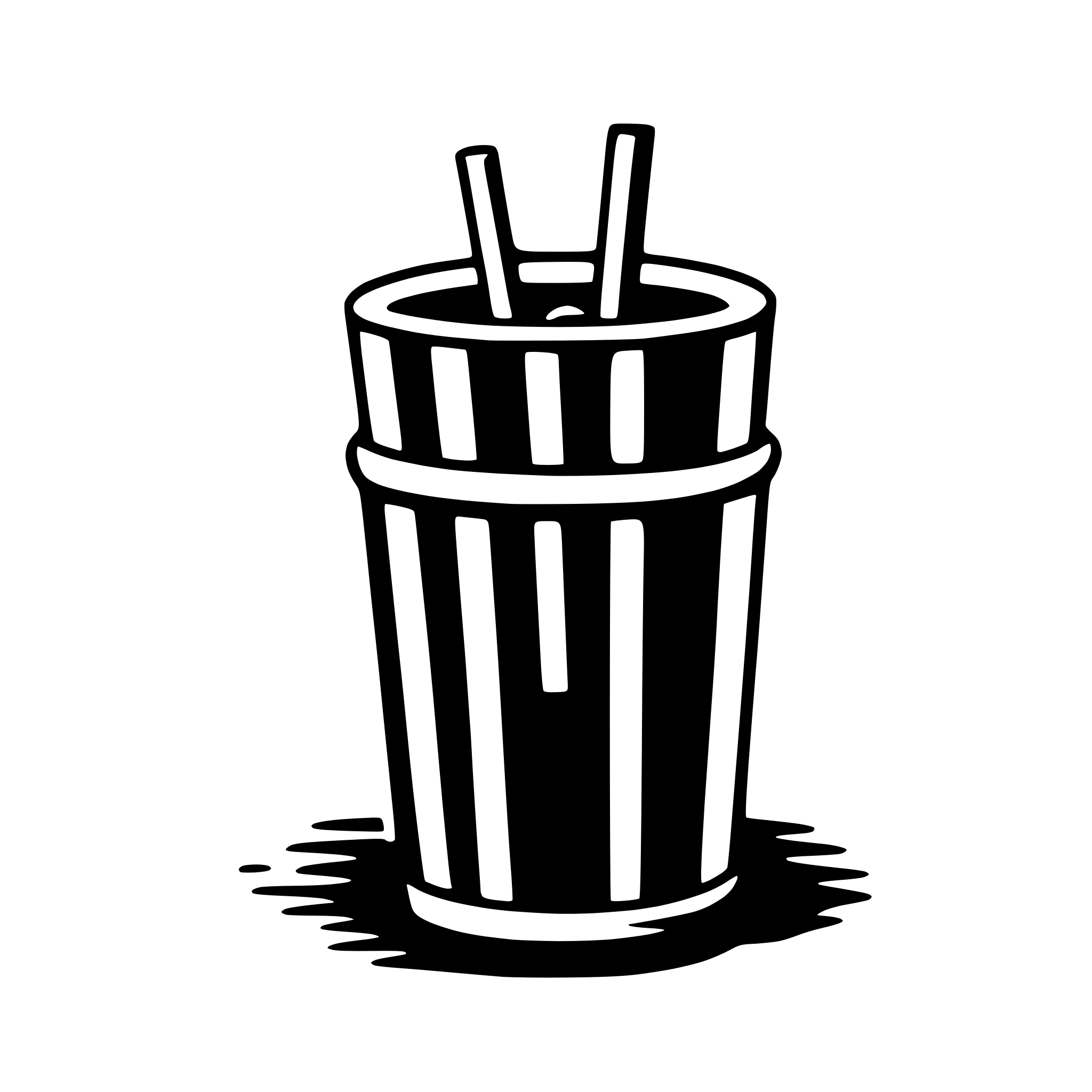 AI-generated SVG of a drinking straw