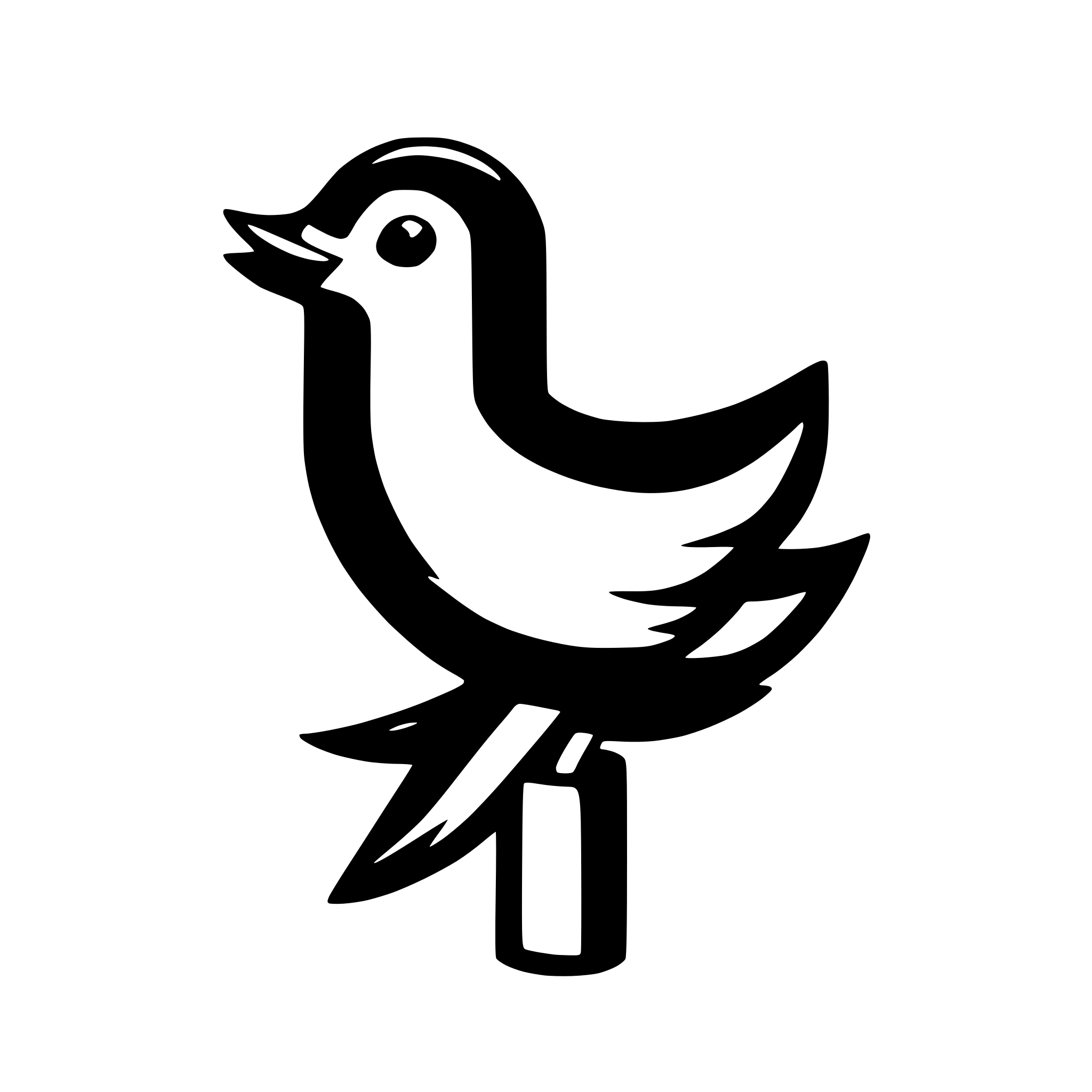 AI-generated SVG of a Twitter button 'follow'