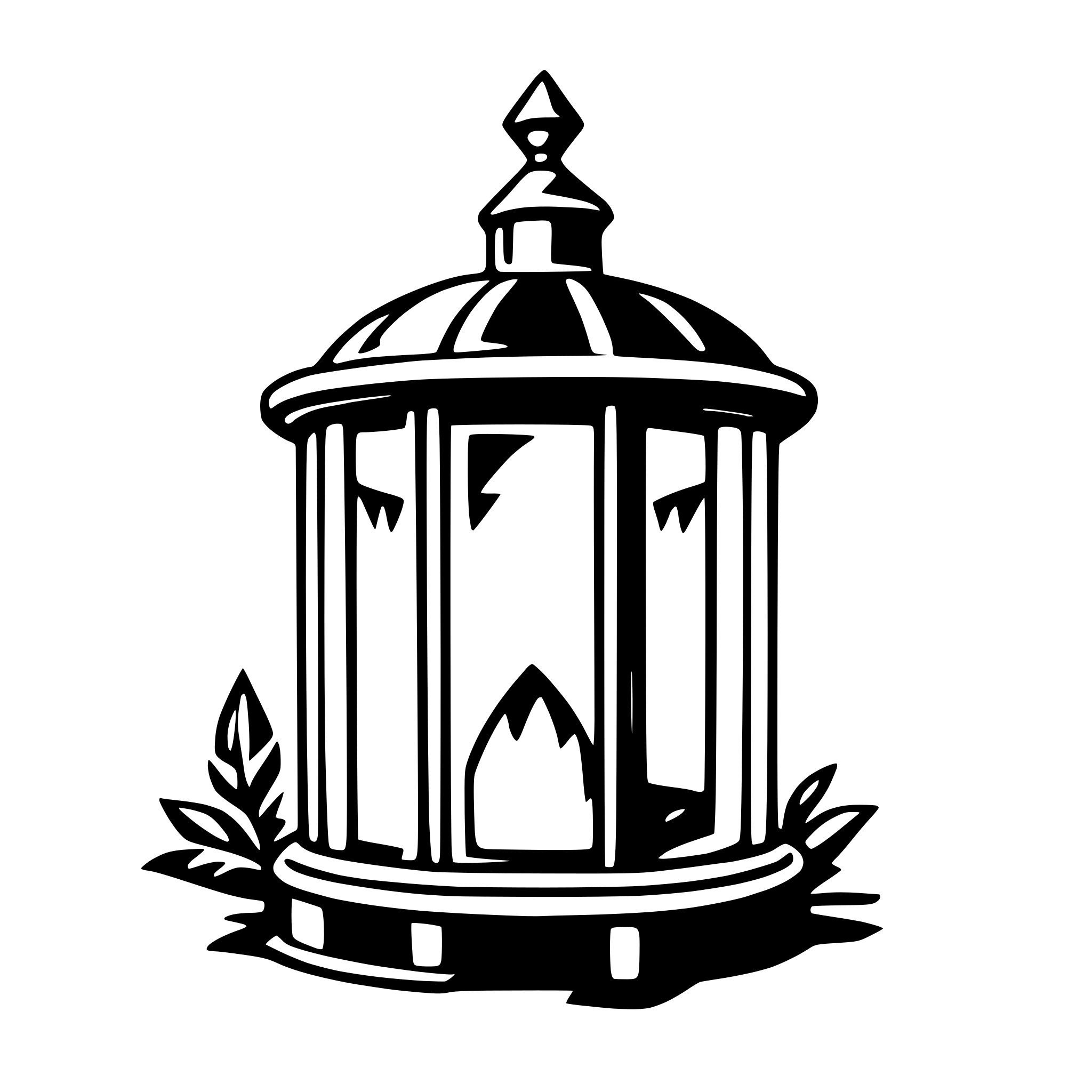AI-generated SVG of 'halloween lantern'