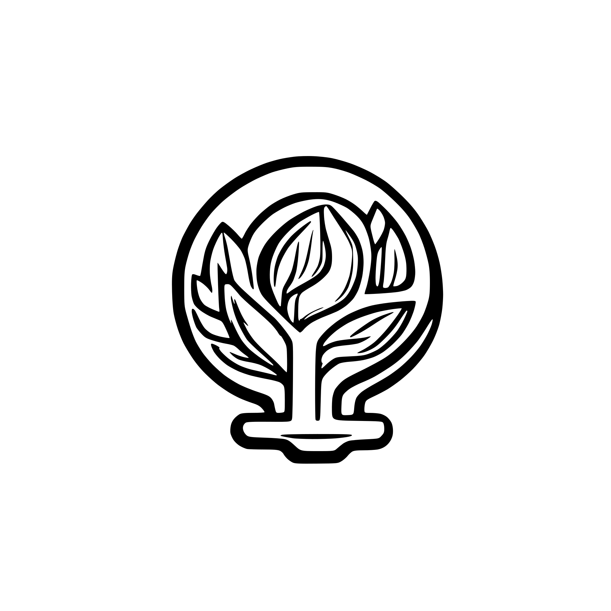 AI-generated SVG of a AI Bot