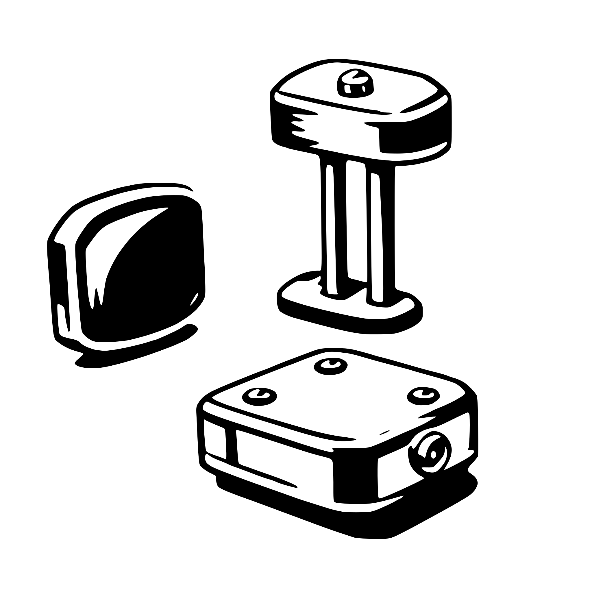 AI-generated SVG of 'cufflinks'