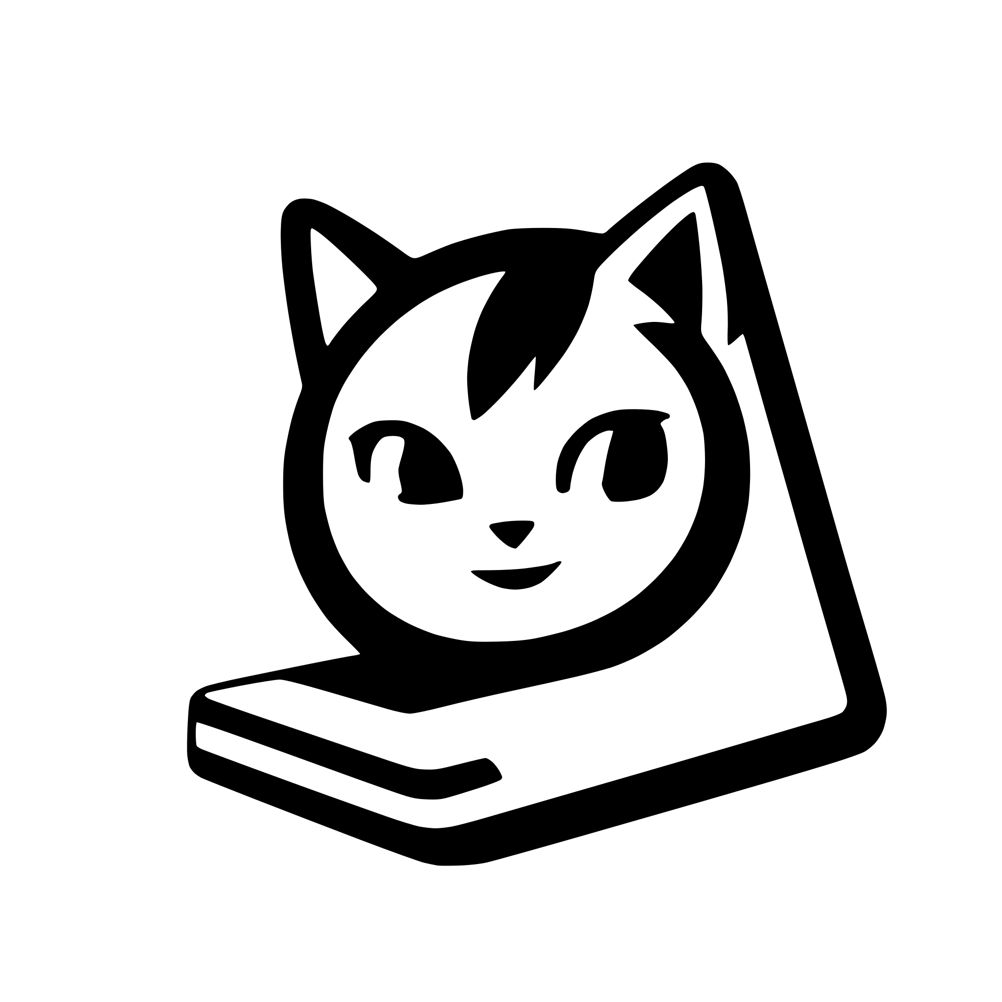AI-generated SVG of a cat as programmer