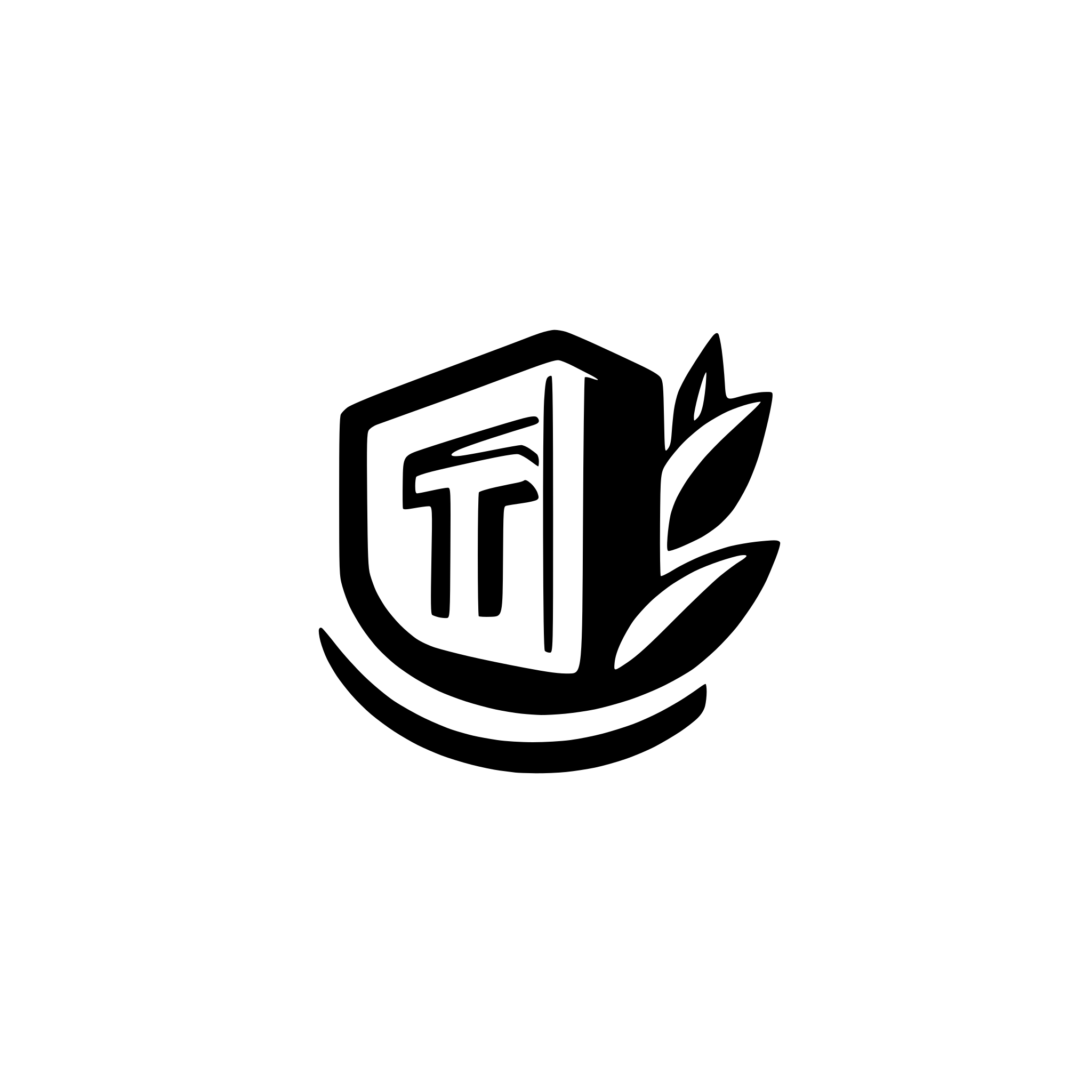 AI-generated SVG of a make an te4xt logo for company called TR