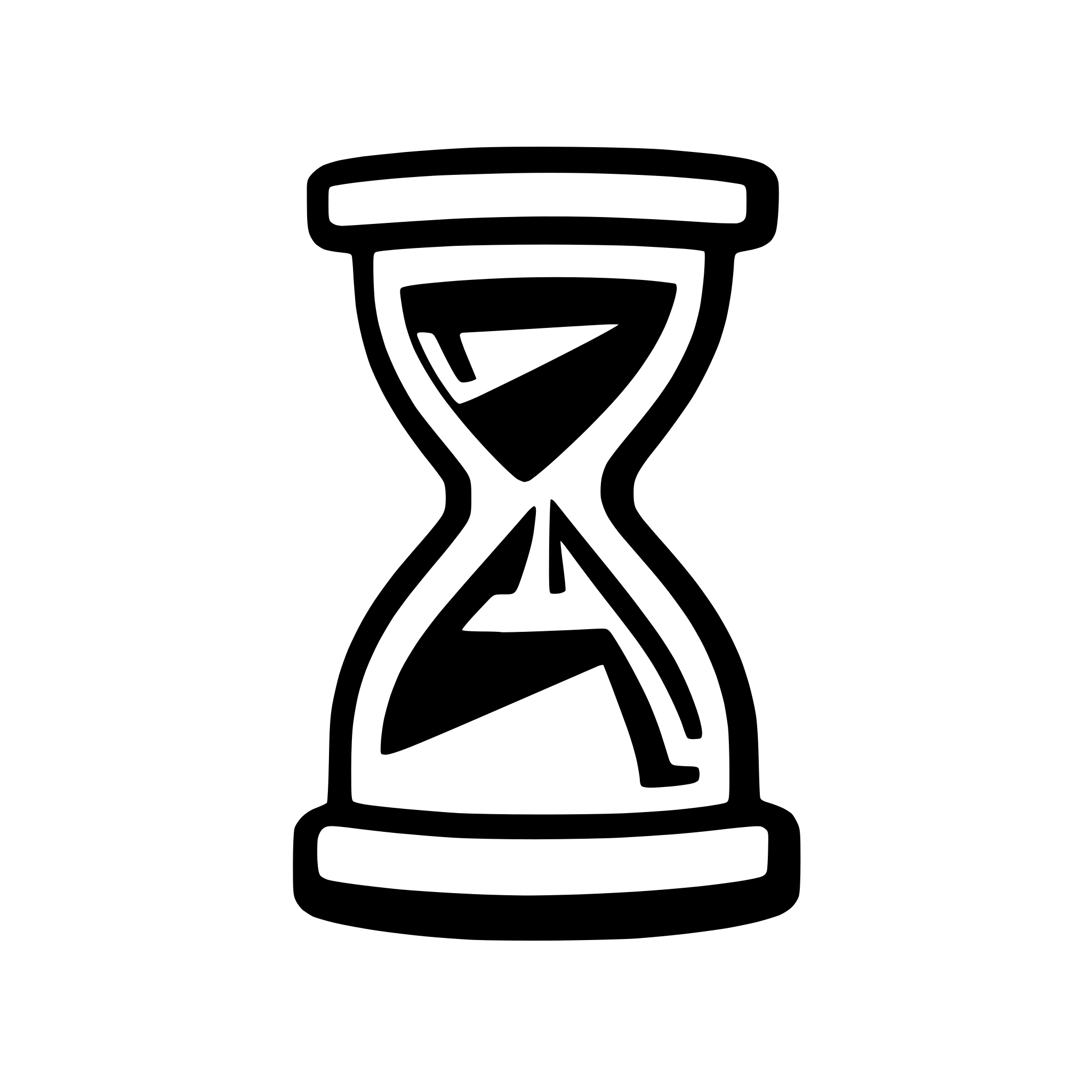 AI-generated SVG of 'hourglass with flowing sand'