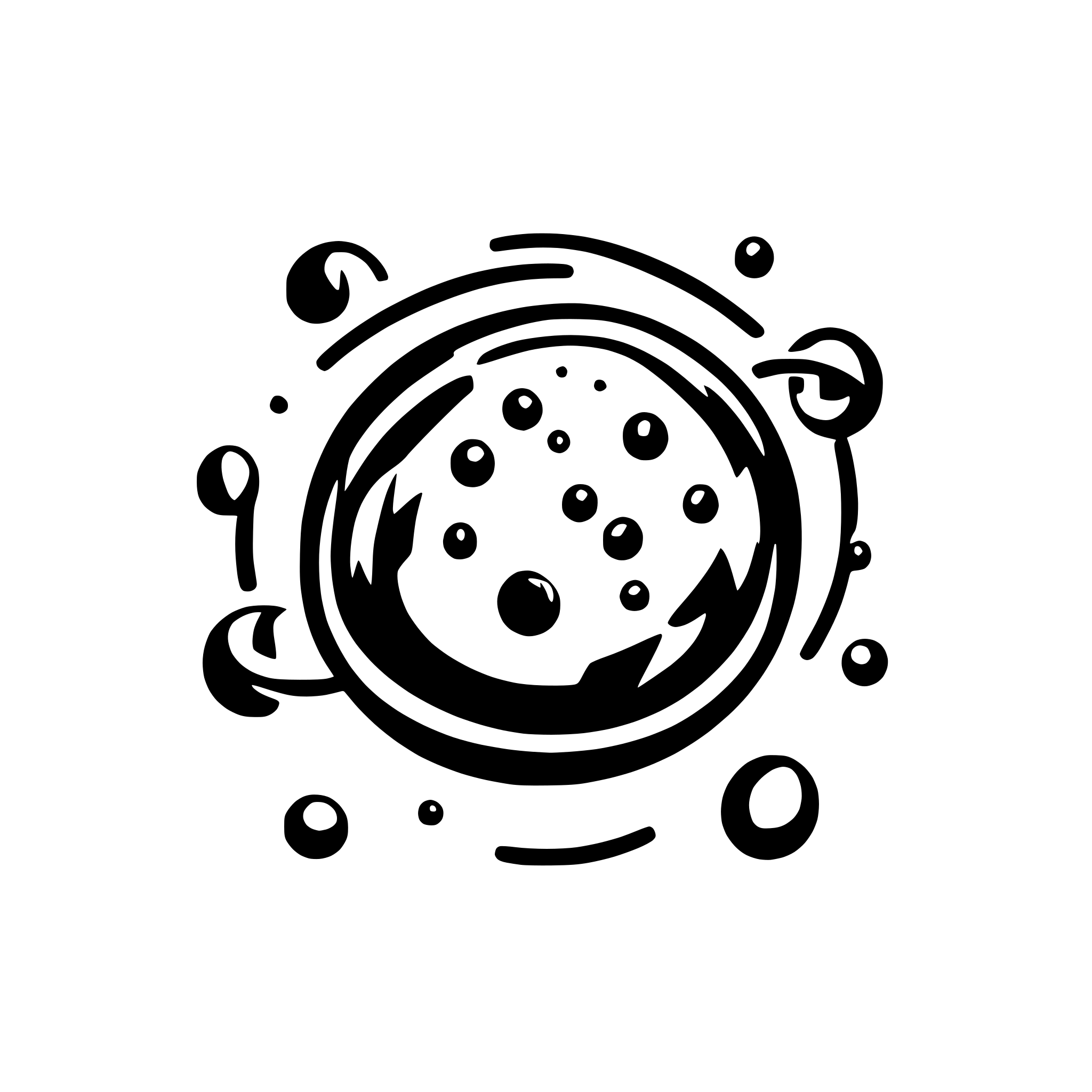 AI-generated SVG of a Planets