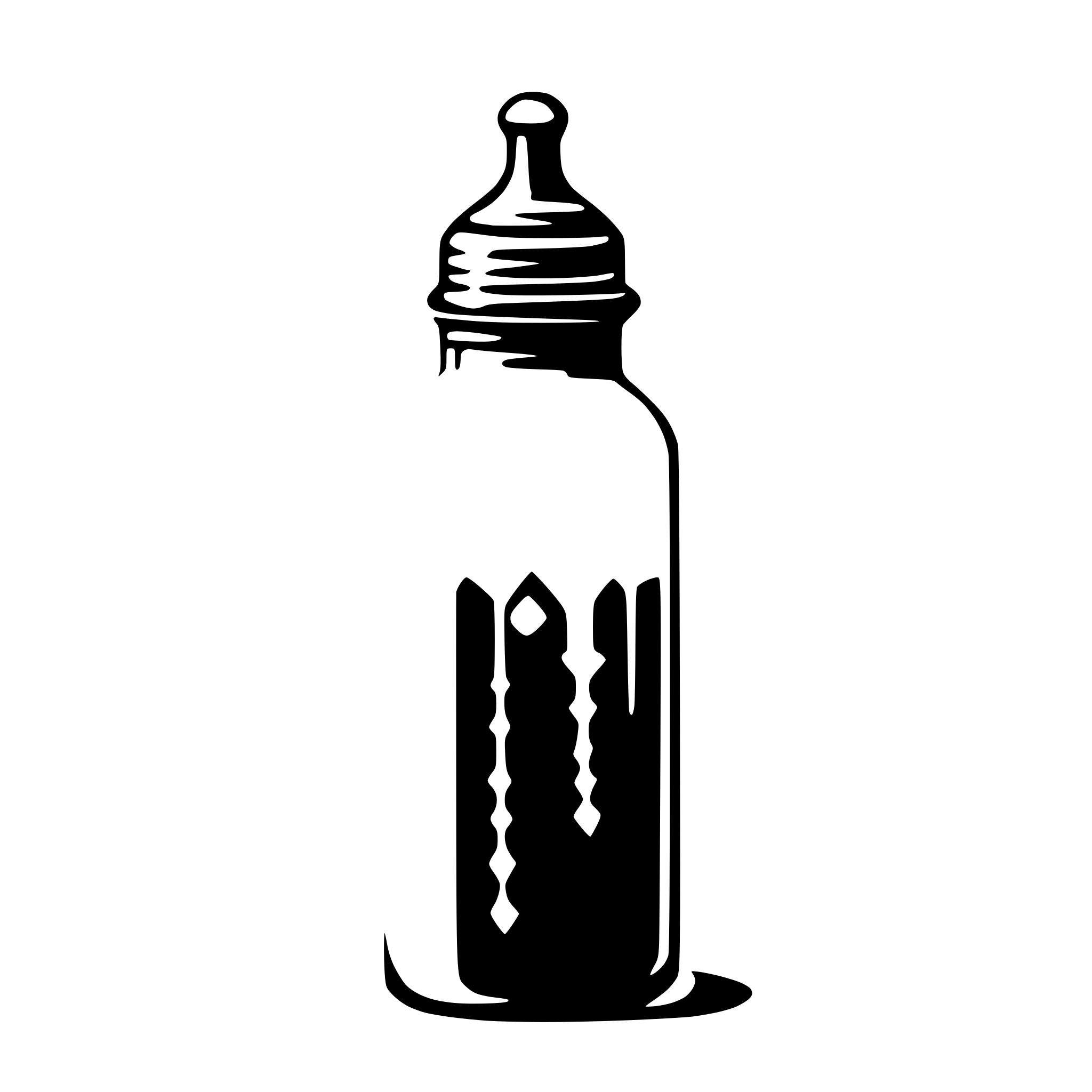 AI-generated SVG of a baby bottle with gradations