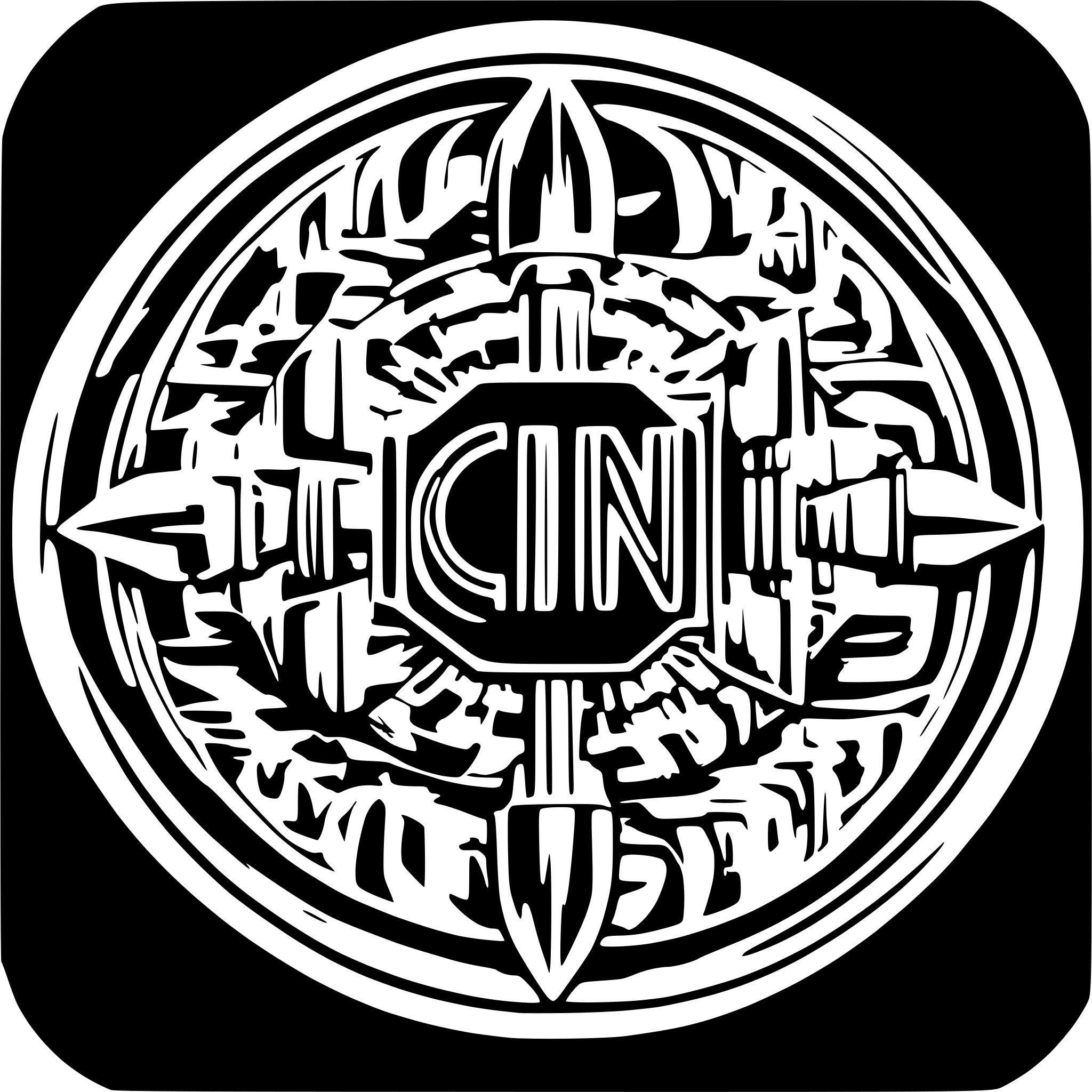 AI-generated SVG of a CIA CNN Badge