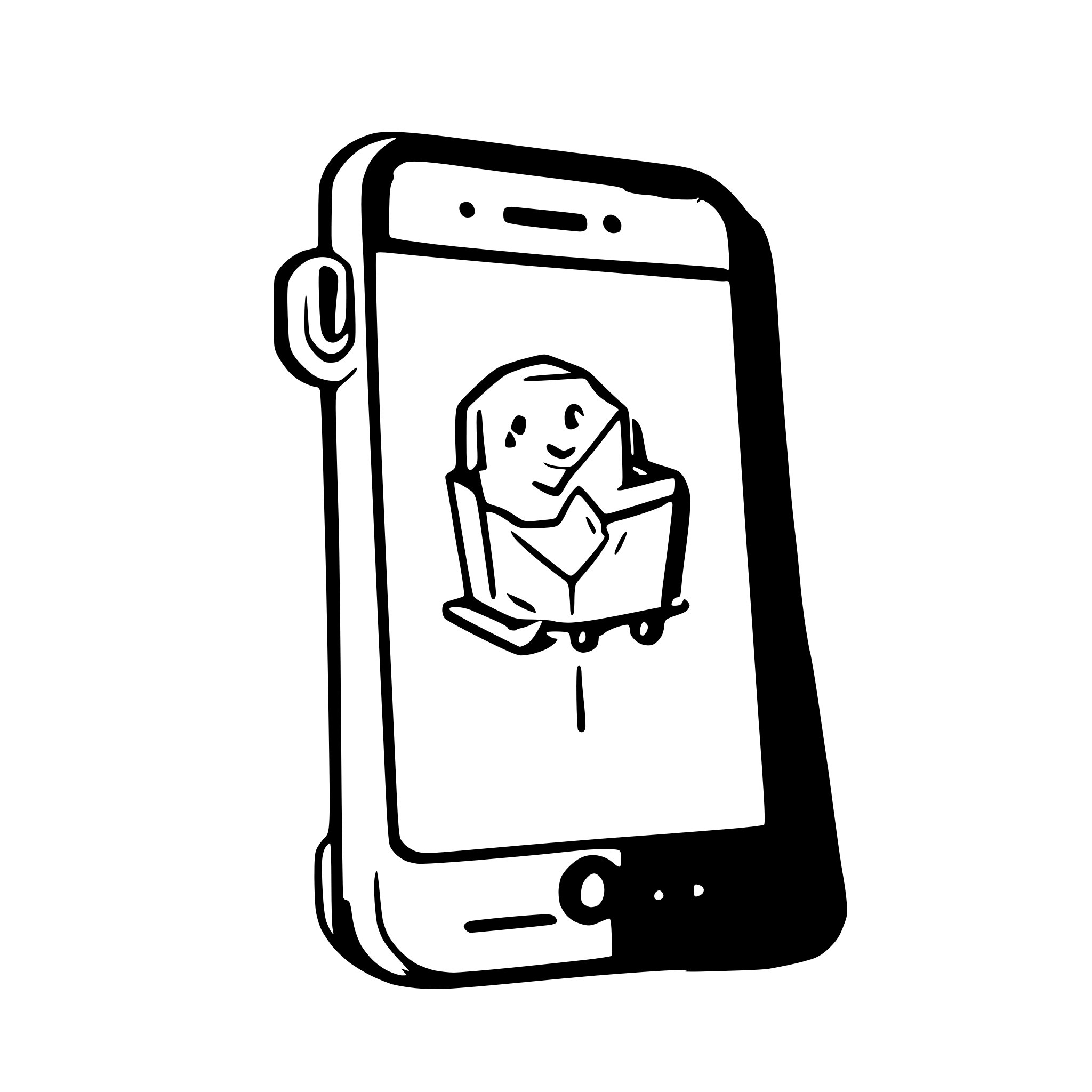 AI-generated SVG of a Create a minimalistic flat illustration showing an empty chat interface. Add: a trolley leaving the mine, above it a speech bubble with a smiley face inside, the faded text 