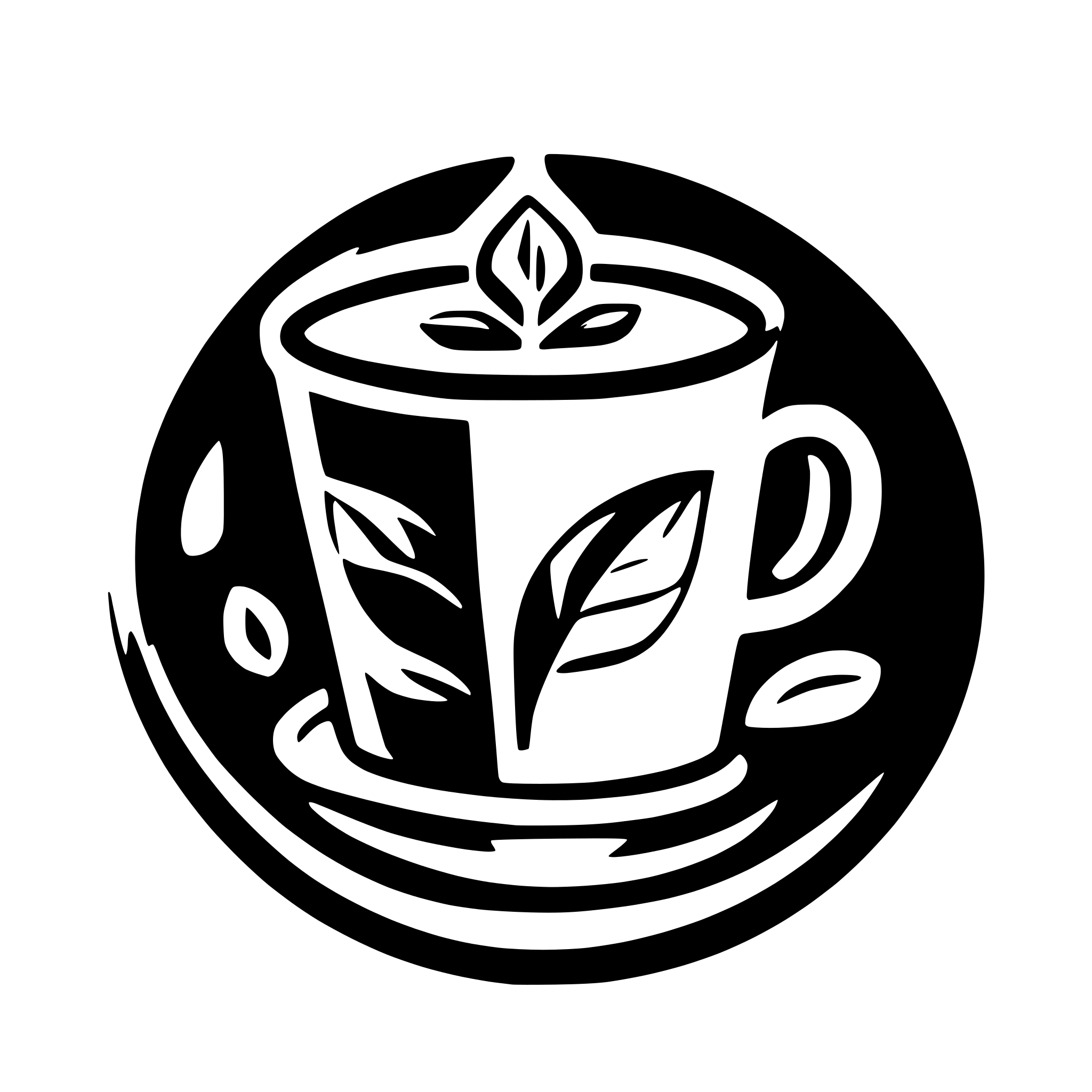 AI-generated SVG of a coffee roast profile logo